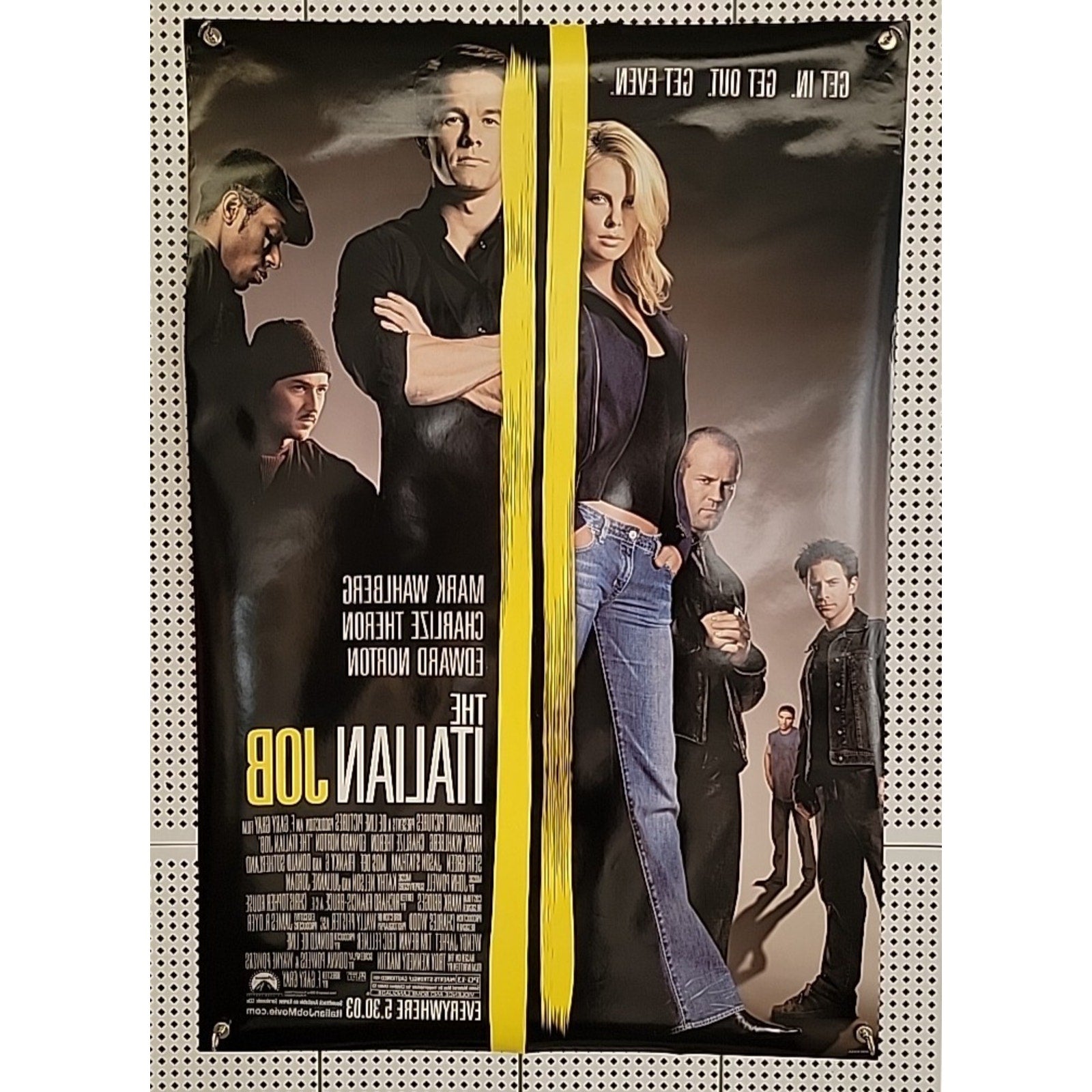The Italian Job 2003 Double Sided Original Movie Poster 27" x 40"