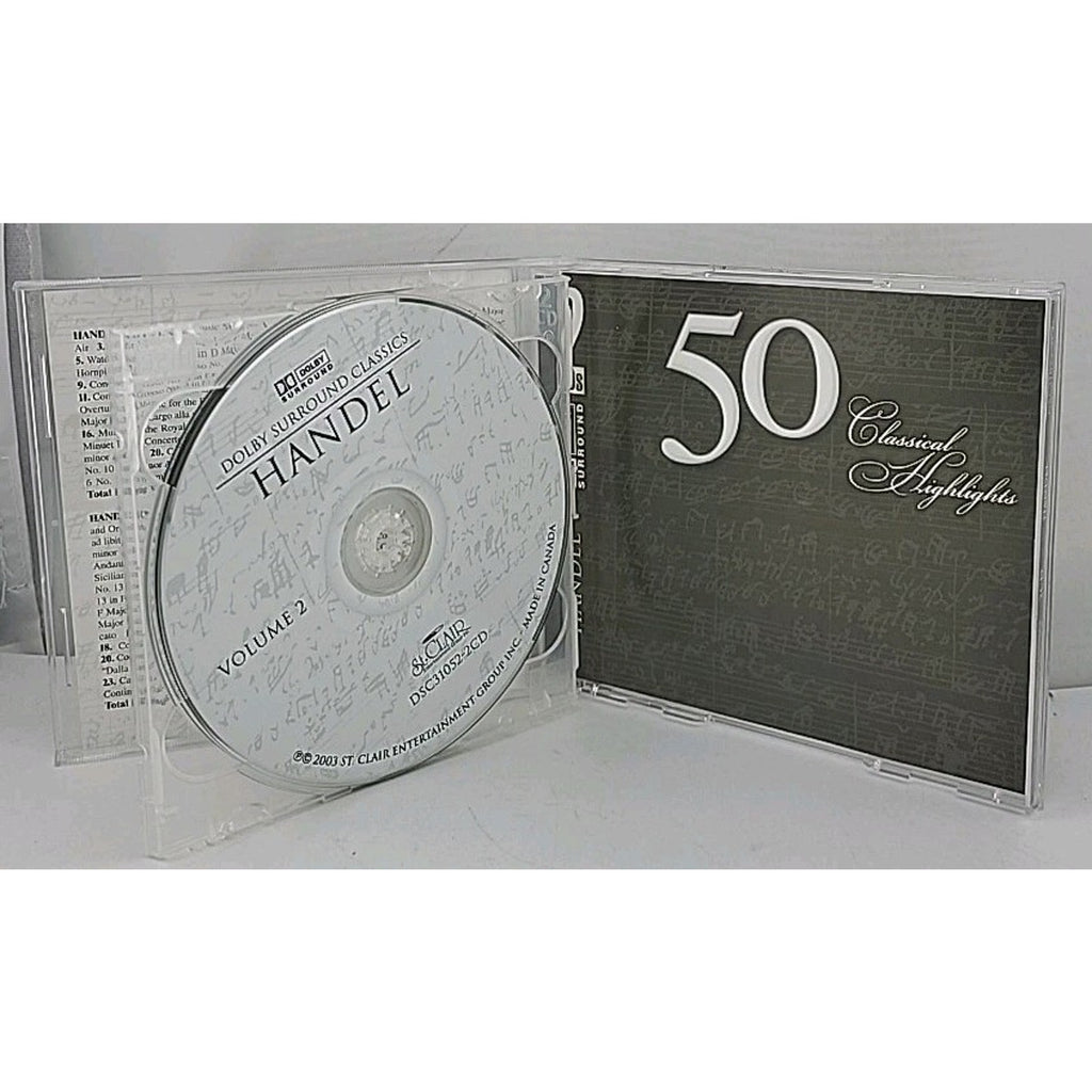 Water Music 1 (F Major) /Con Gross 3 (Em) /& by Les Lunes Du Cousin Jacques (CD,