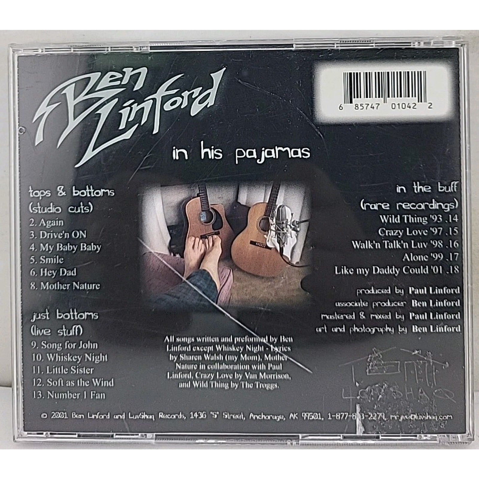 In His Pajamas by Ben Linford (CD, 2002)
