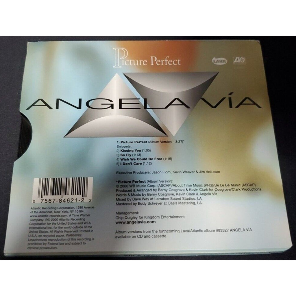 Picture Perfect [Single] by Angela Via (CD, Apr-2000, Lava Records)