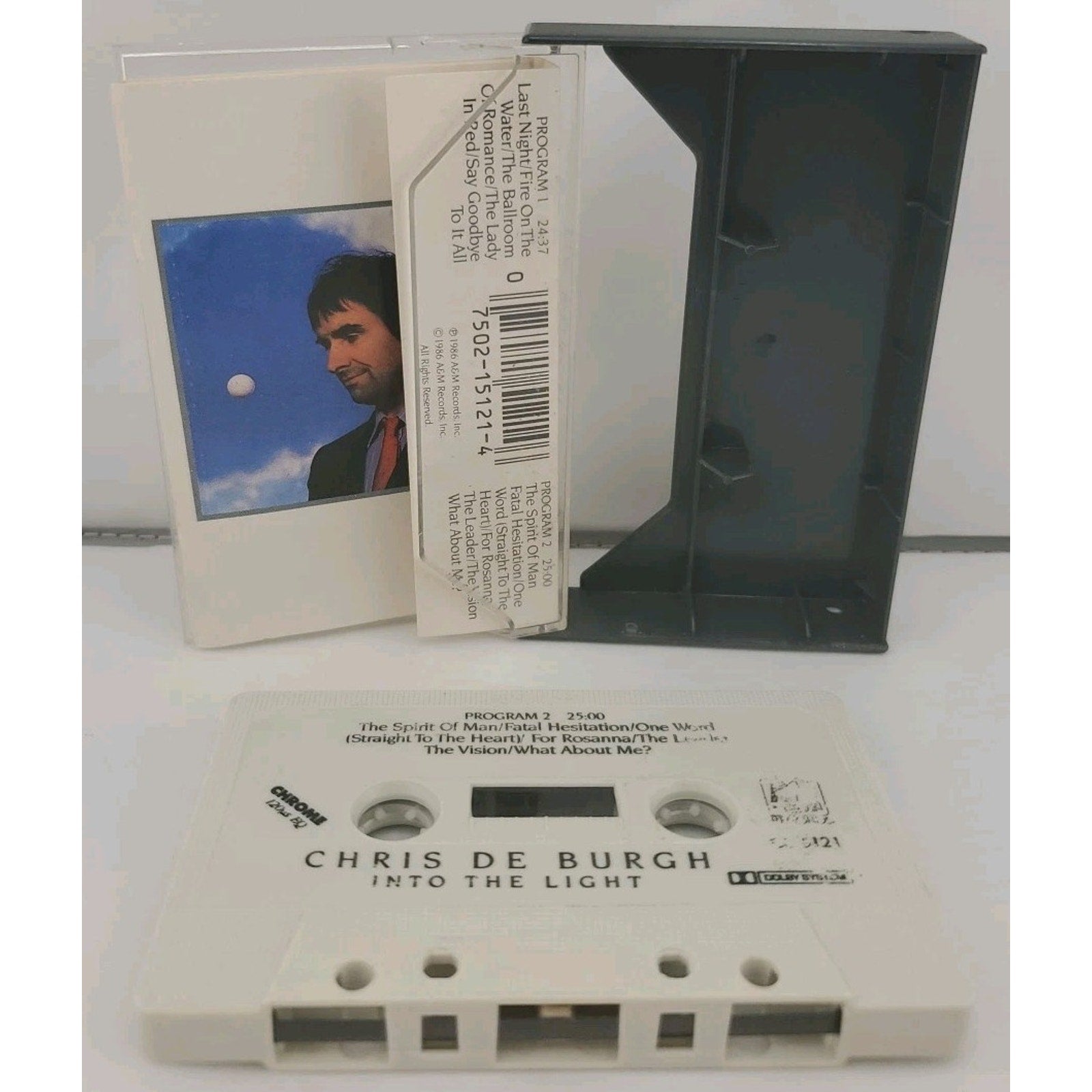 Into the Light by Chris de Burgh (Cassette, Jun-1986, A&M Records)
