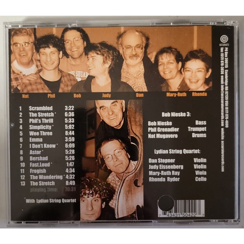 Simplicity by Bob Nieske 3, Lydian String Quartet ~ CD [2000, Accurate]