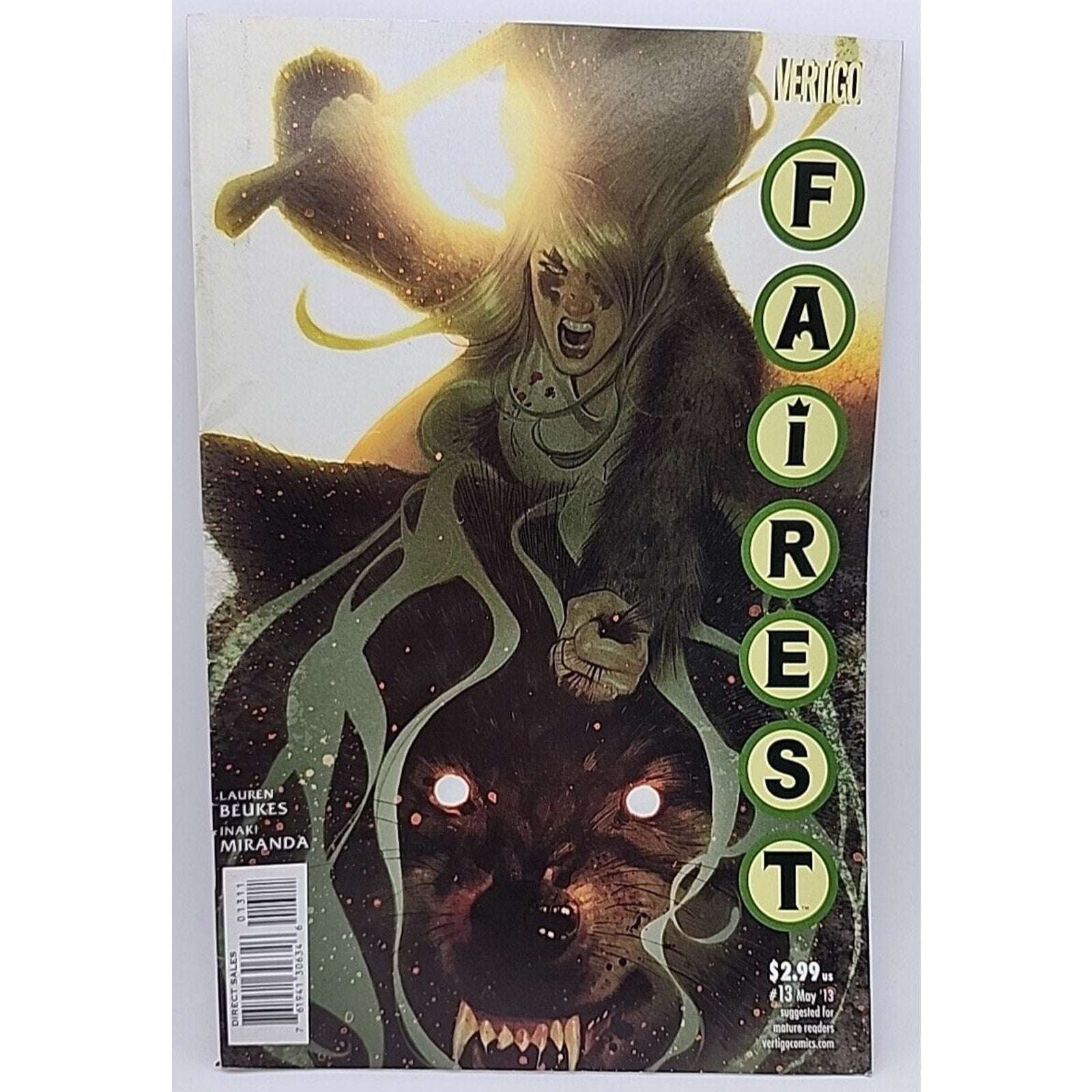 Fairest #13 DC Vertigo Comics May 2013 Beukes Miranda Book