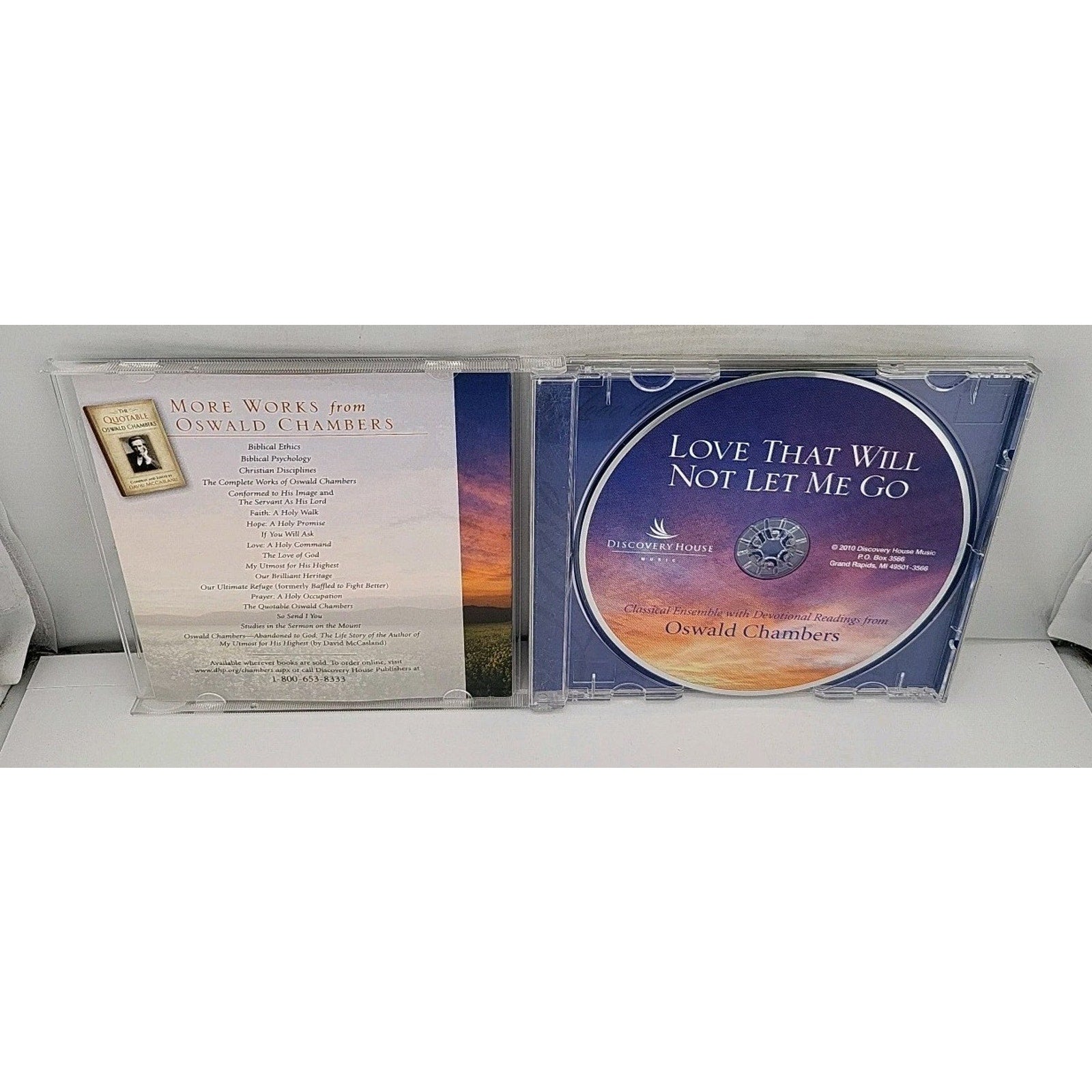 Love That Will Not Let Me Go CD Oswald Chambers Readings