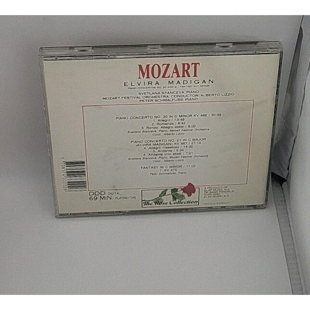 Mozart – Elvira Madigan - Svetlana Stanceva,Piano [CD,1990]