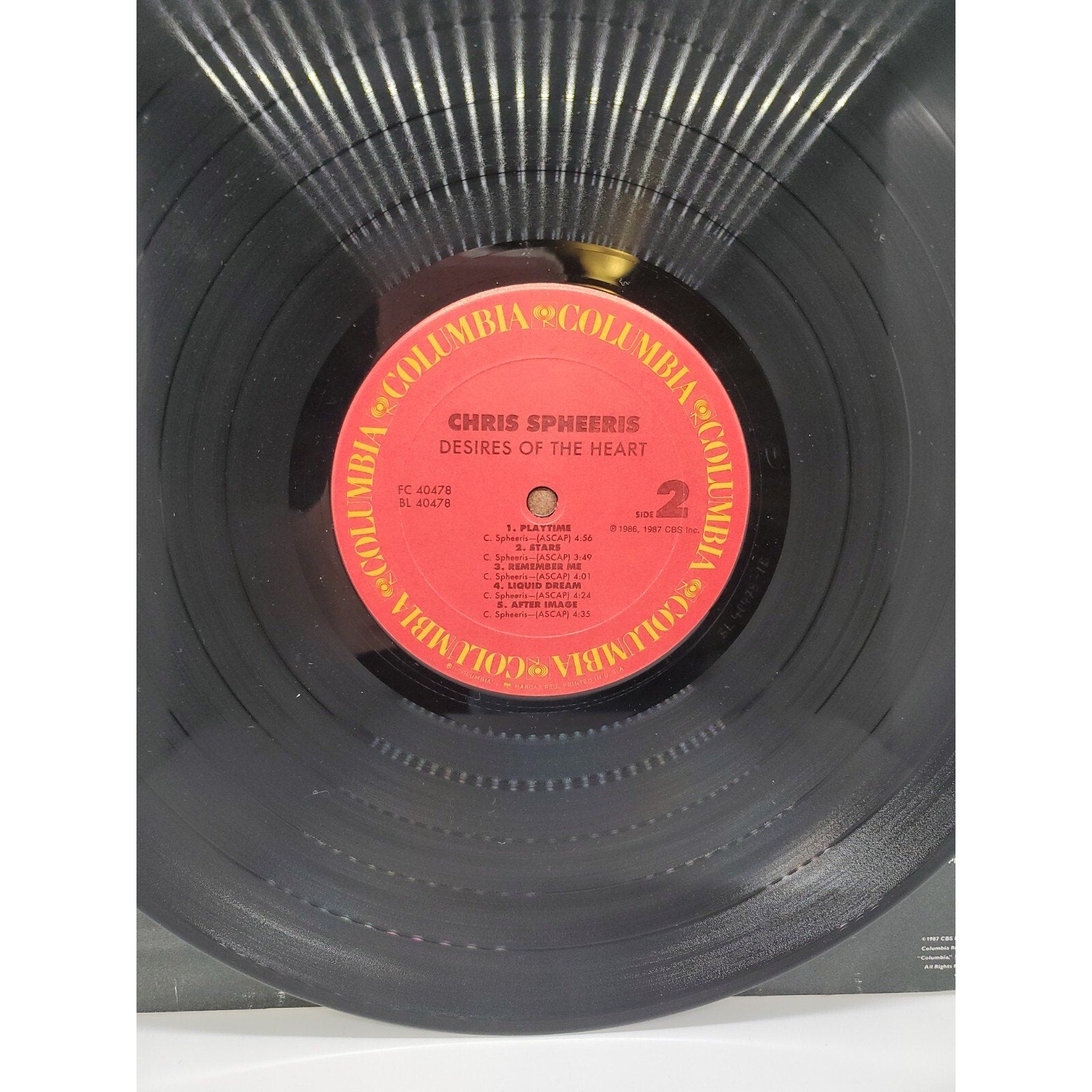 Chris Spheeris Desires Of The Heart (Record)