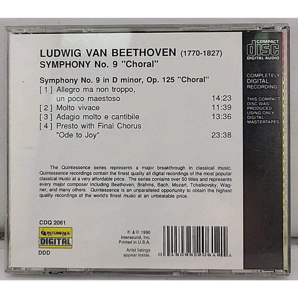 Beethoven – Symphony No. 9 "Choral" (CD, Quintessence, CDQ 2061)