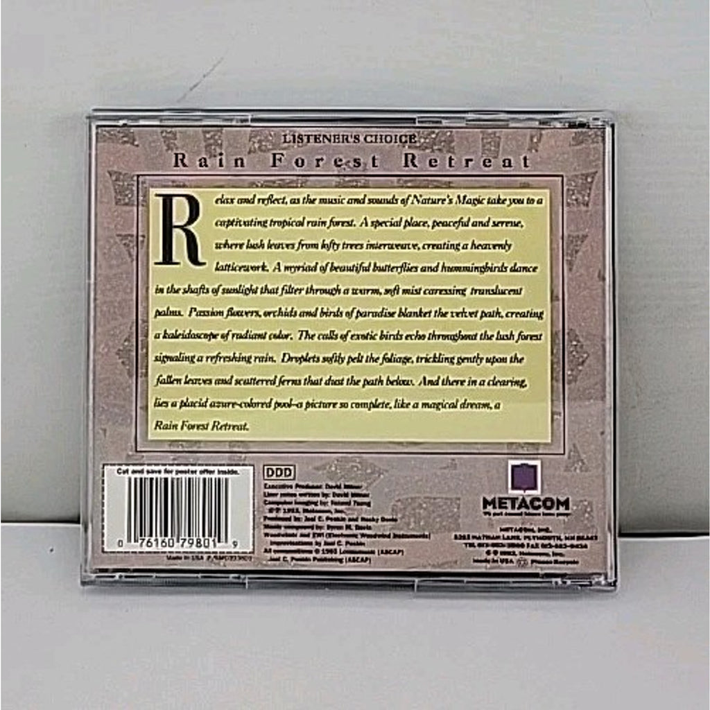 Rain Forest Retreat CD Nature's Magic Relaxation Music and Sounds