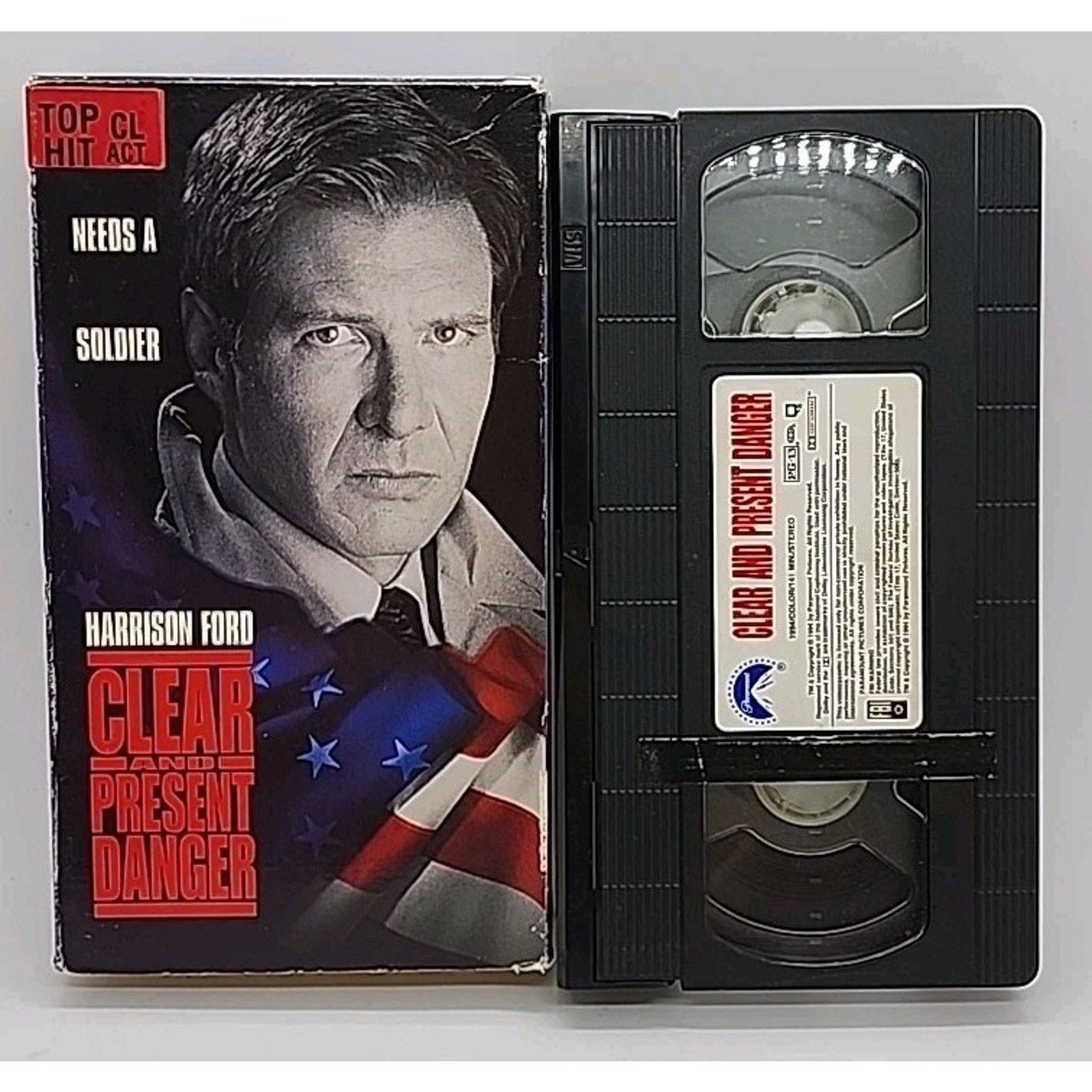 Clear & Present Danger (VHS, 1994)