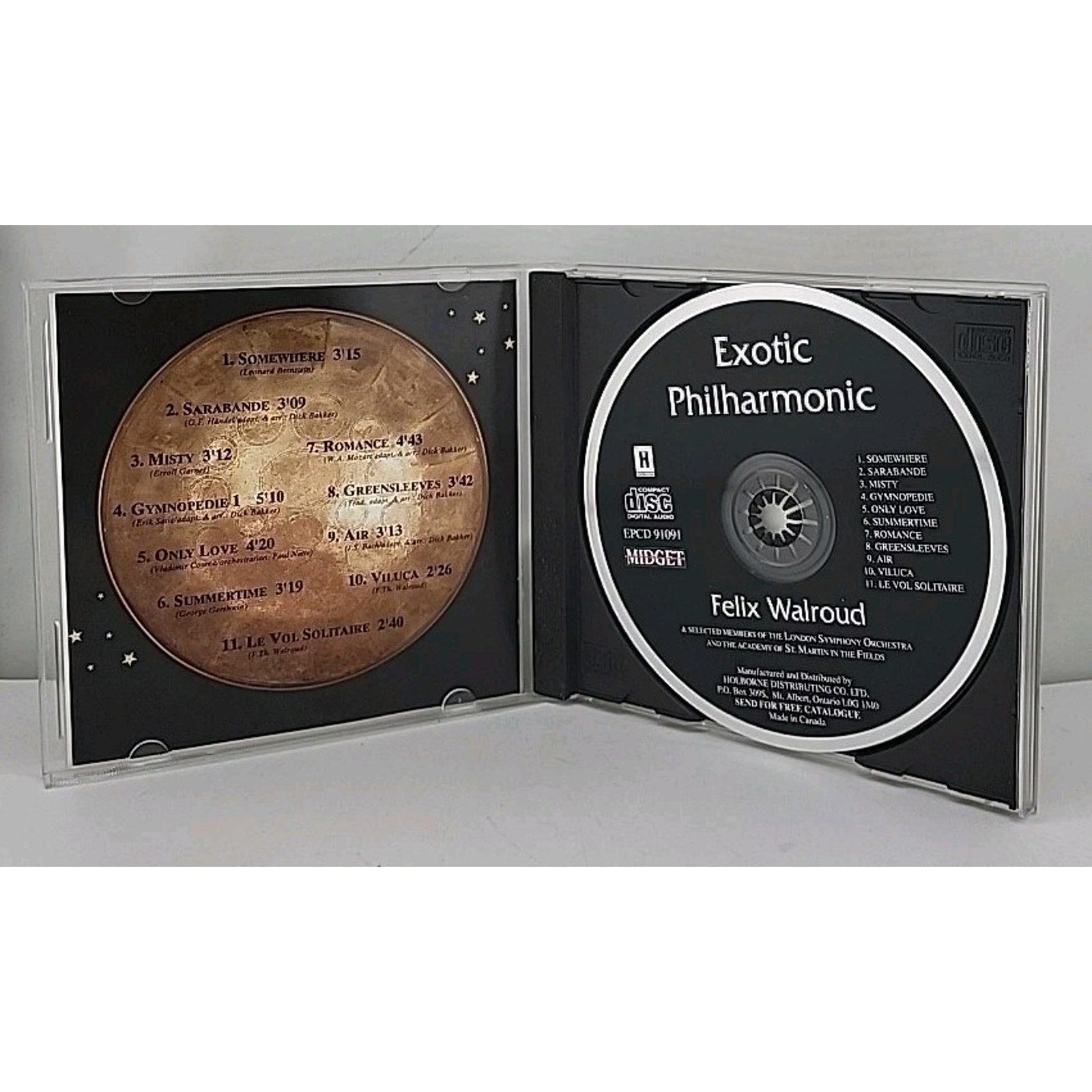Felix Walroud Exotic Philharmonic [1992] CD (Greensleeves, Summertime, Misty)