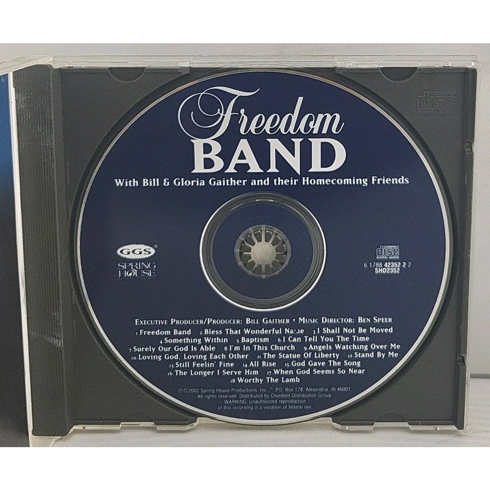 Freedom Band by Bill Gaither (CD, 2002)