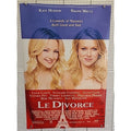 Le Divorce Original 27 X 40 Theatrical Movie Poster Kate hudson Naomi Watts