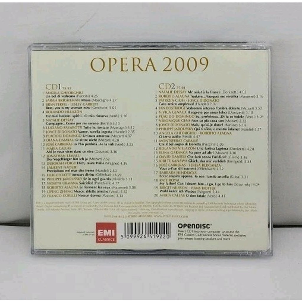 Opera 2009 by Various (CD, 2009)