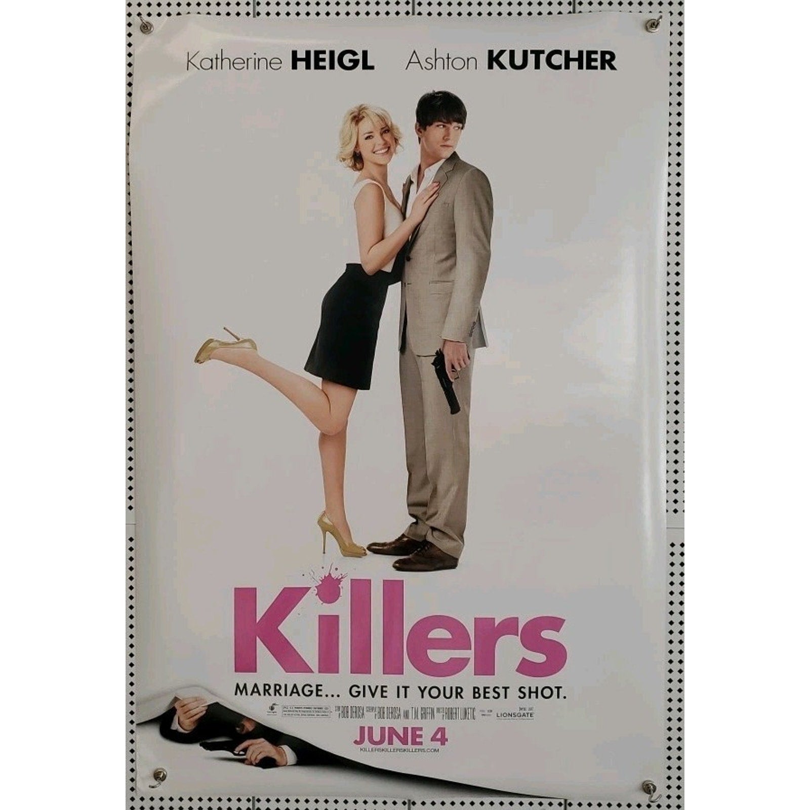 Killers - D/S 27x41 Movie Poster Heigl, Kutcher