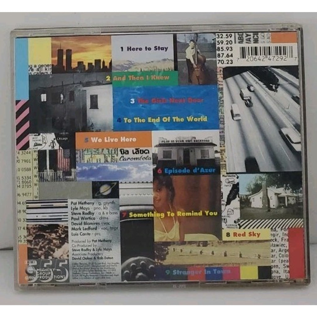 We Live Here by Pat Metheny Group (CD, 1995)
