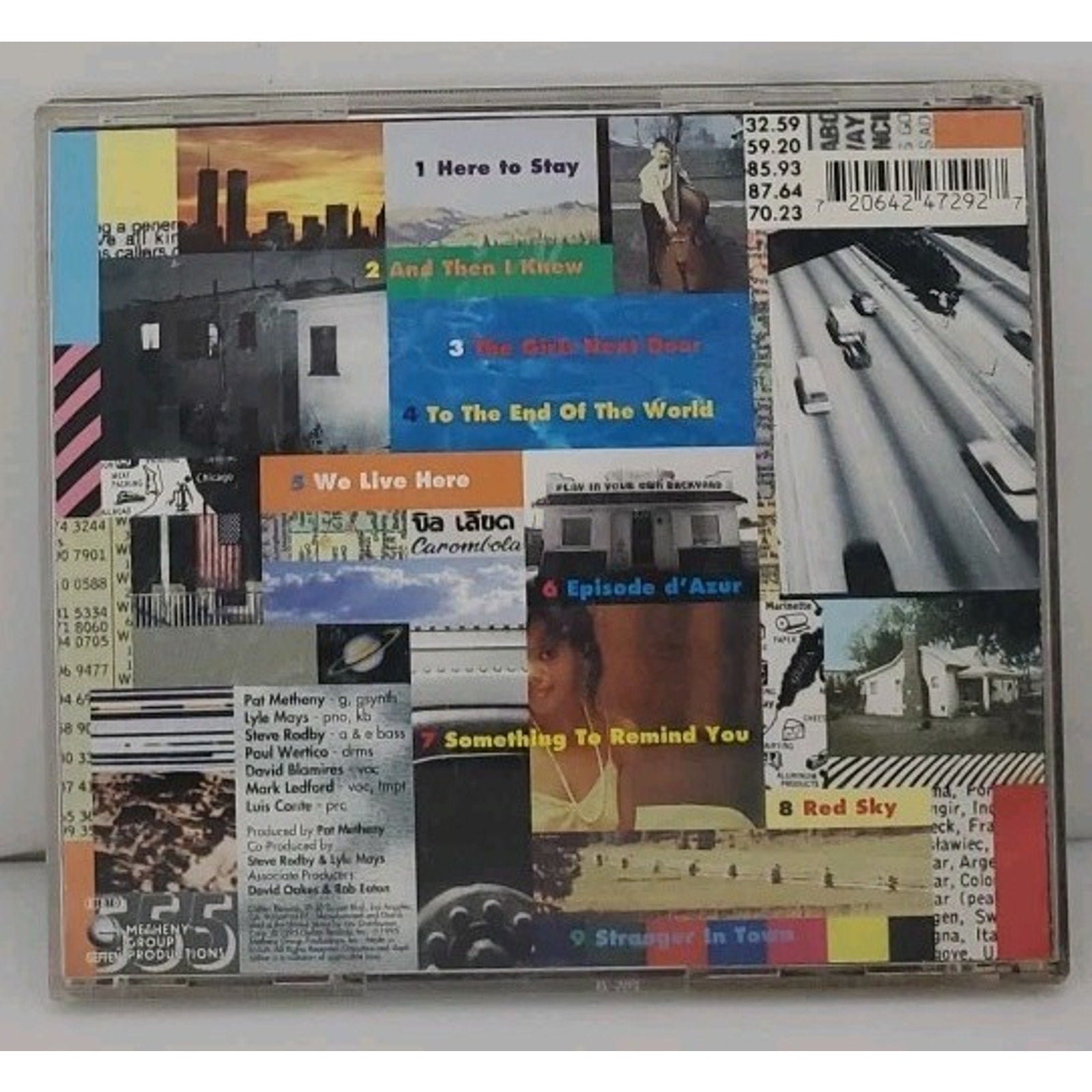 We Live Here by Pat Metheny Group (CD, 1995)