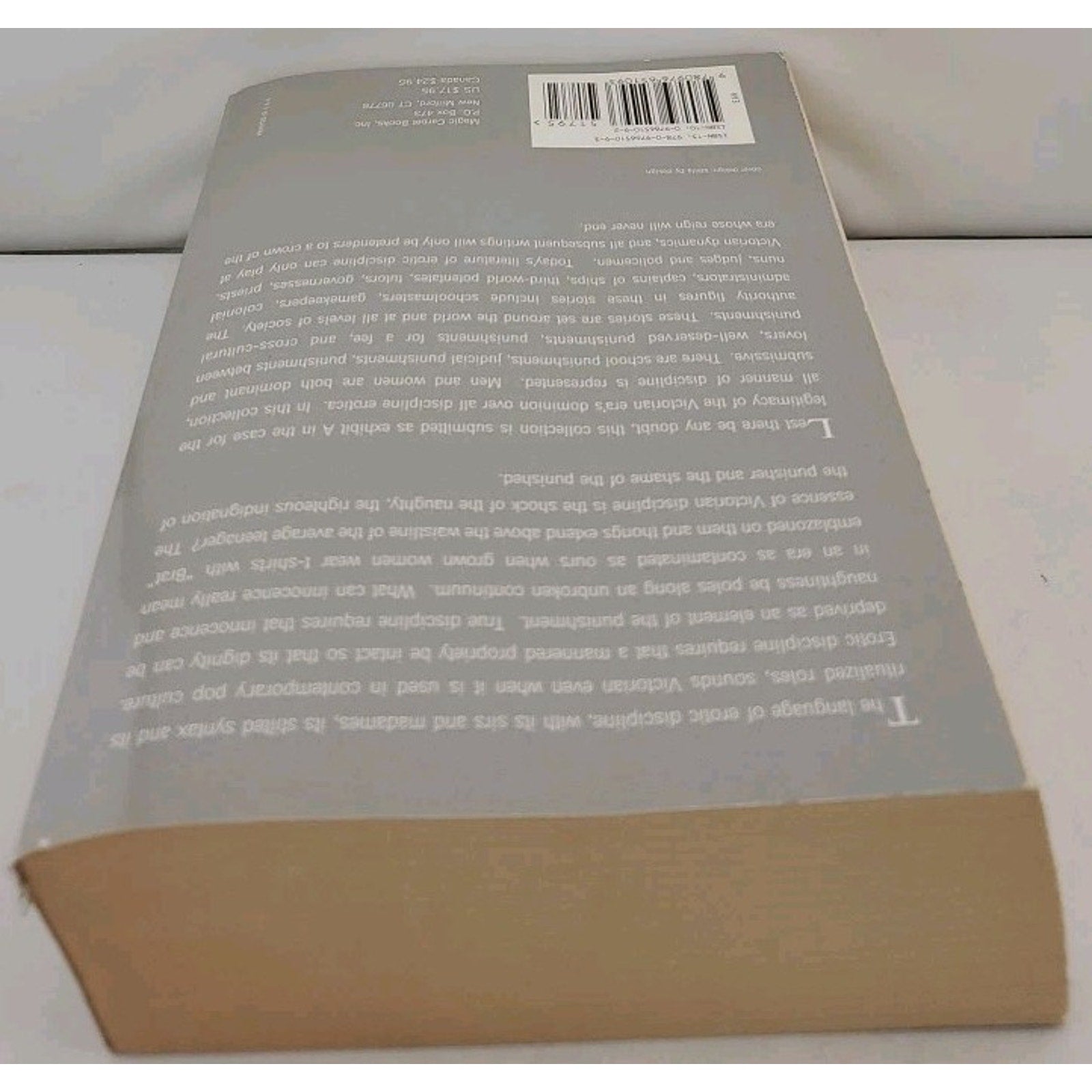 Collector's Edition of Victorian Erotic Discipline by Brooke Stern (2006, Trade