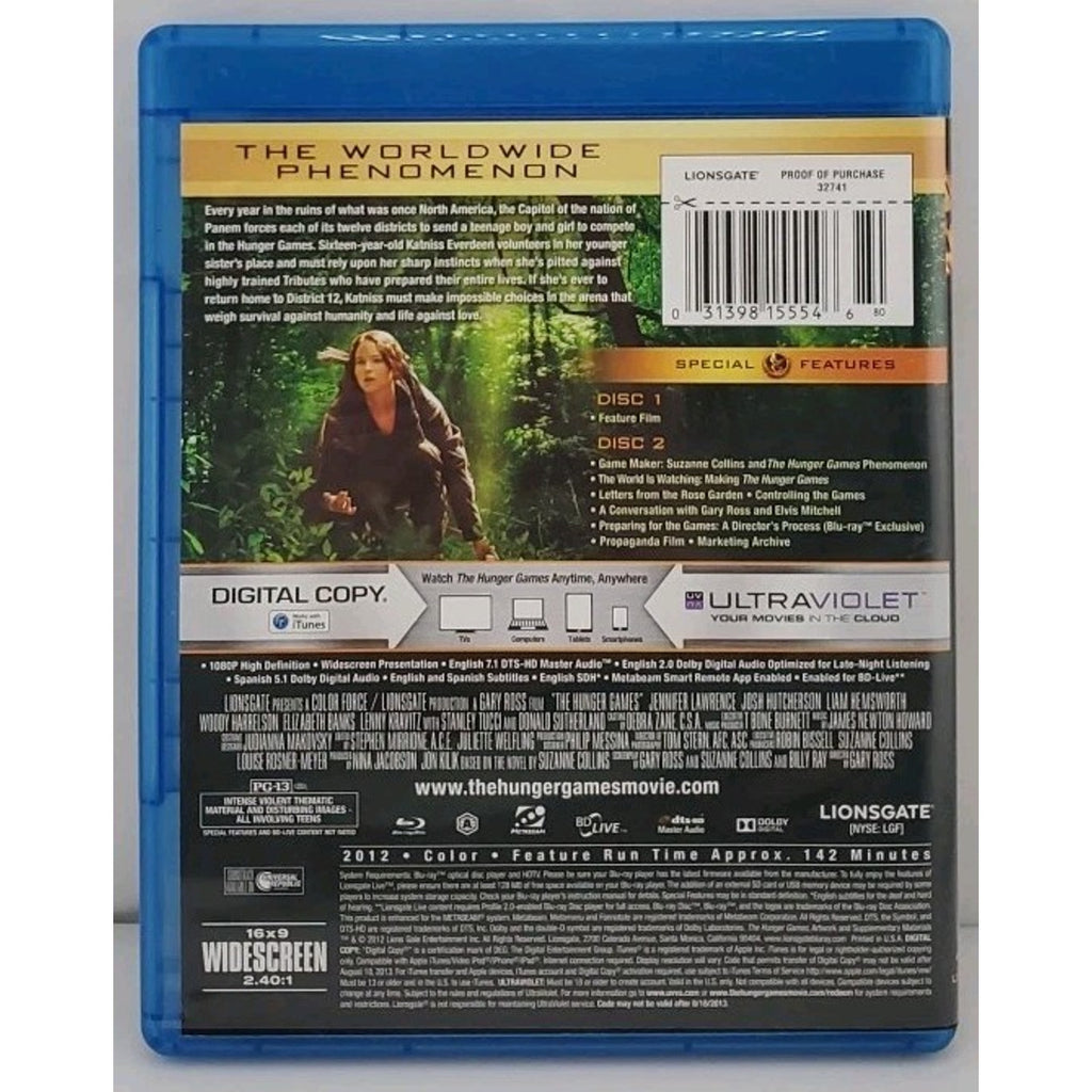 The Hunger Games (Blu-ray, 2012)
