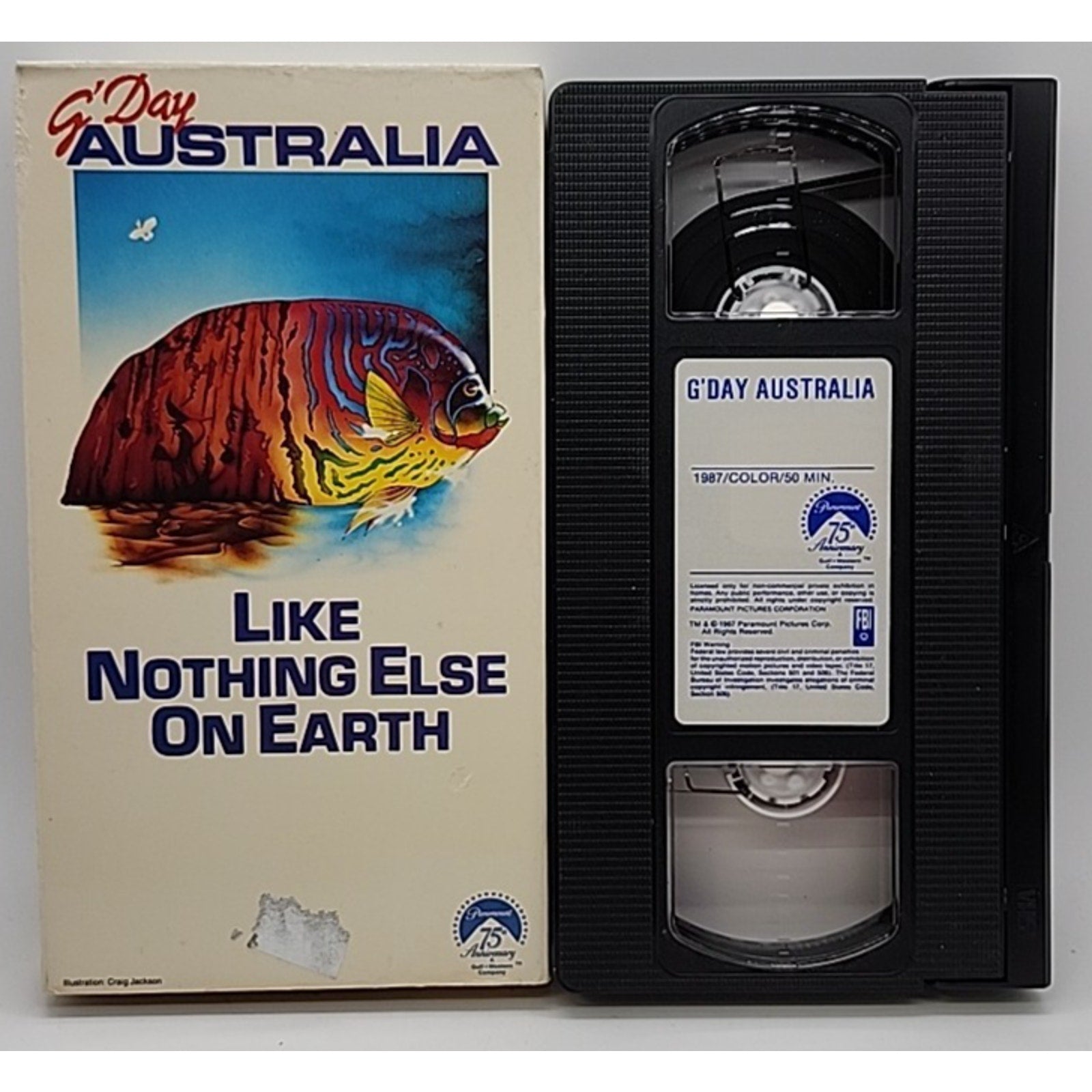 G'Day Australia Like Nothing Else On Earth 1987 (VHS)