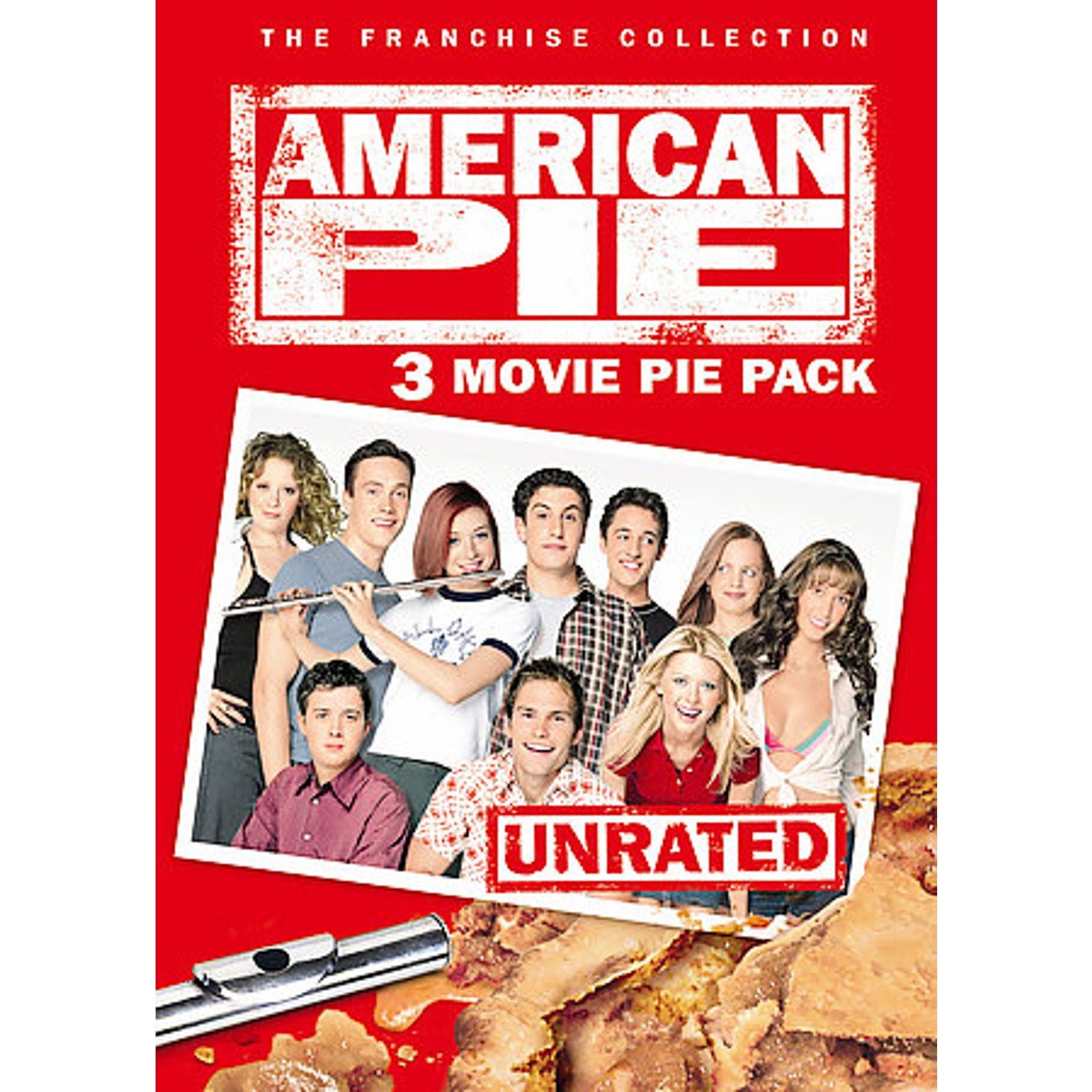 American Pie: 3 Movie Pie Pack (DVD, 2005, 3-Disc Set, Unrated/Widescreen)