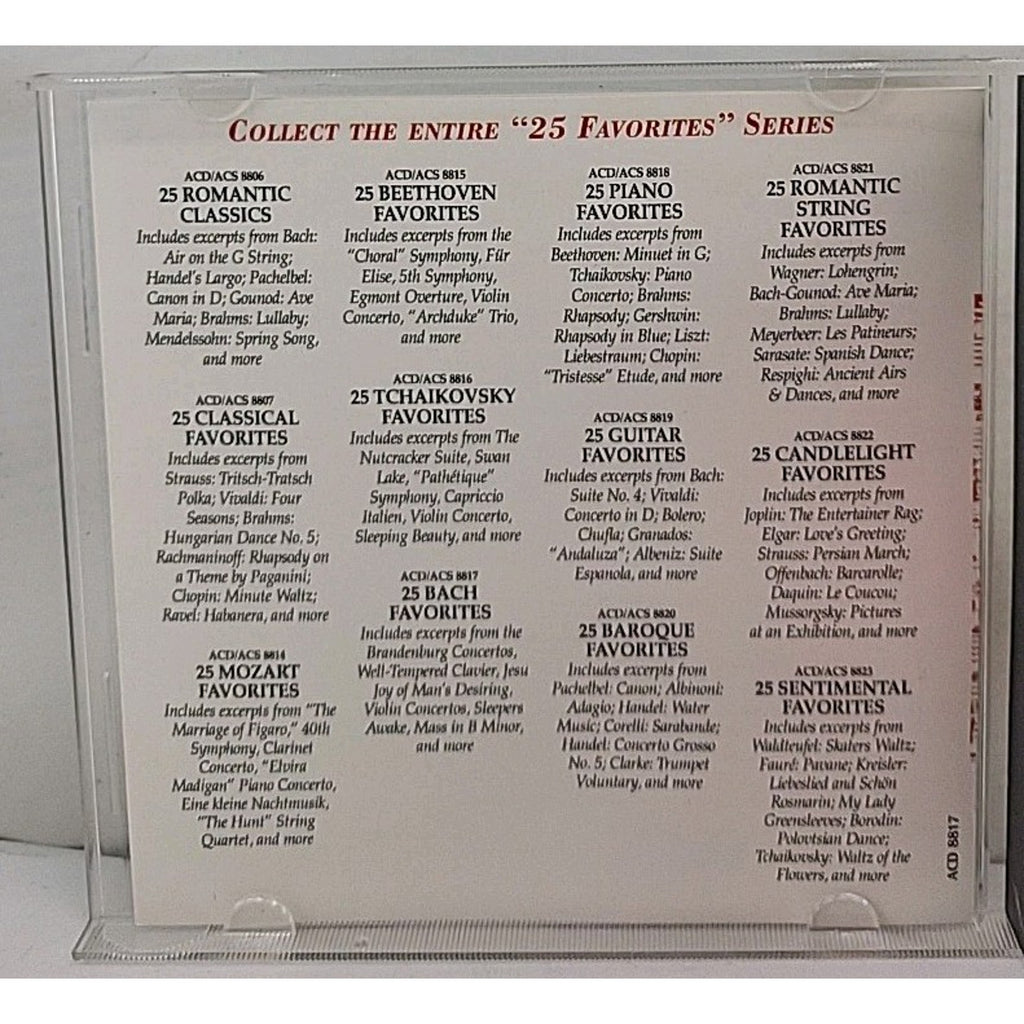 25 Bach Favorites by Various (CD, 1996)