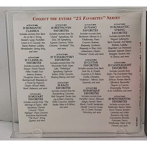25 Bach Favorites by Various (CD, 1996)