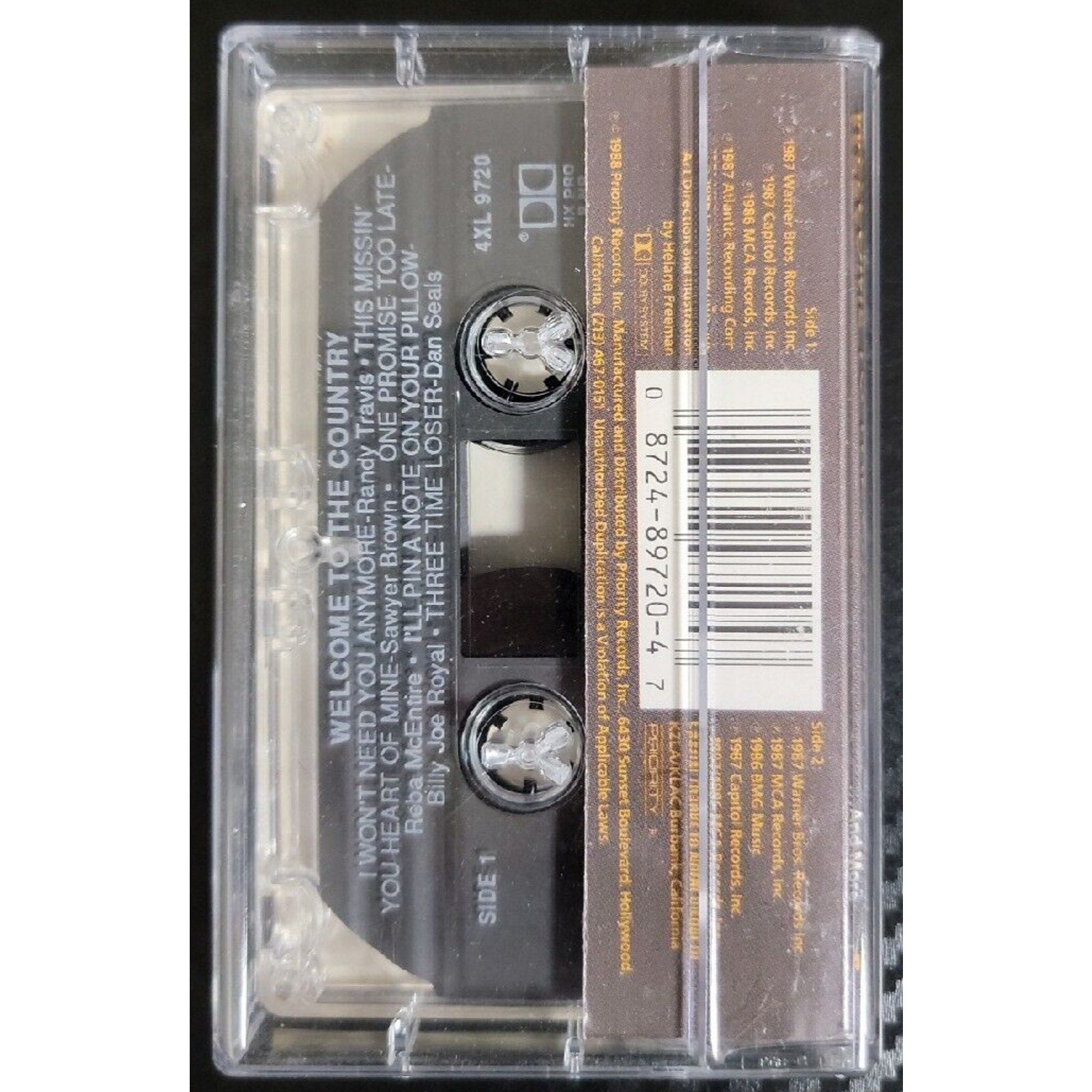 Welcome to the Country by Various Artists (Cassette, Dec-1991, Priority Records)