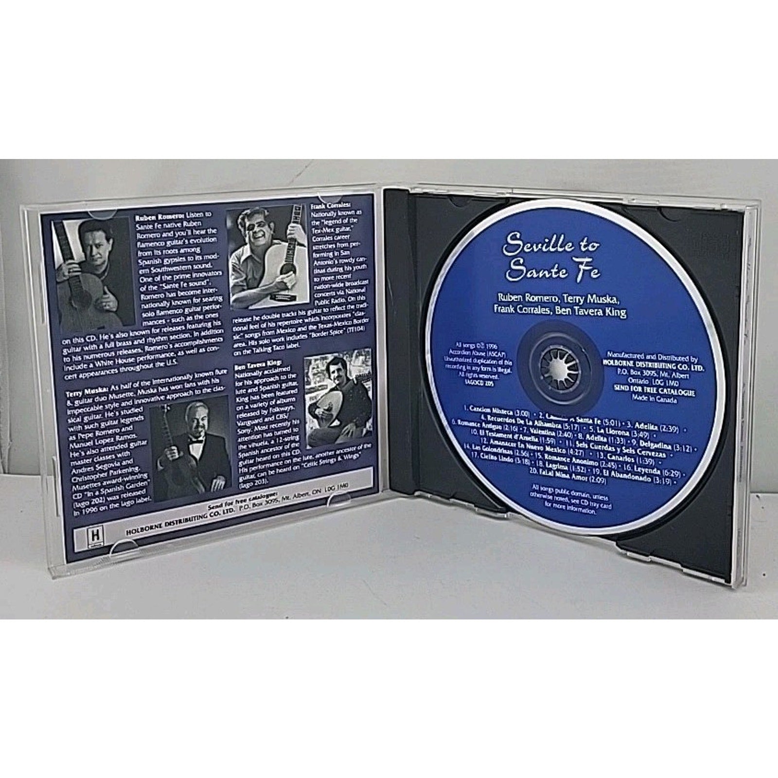 Seville to Sante Fe: A Spanish Guitar Anthology by Various Artists (CD, 1996,...