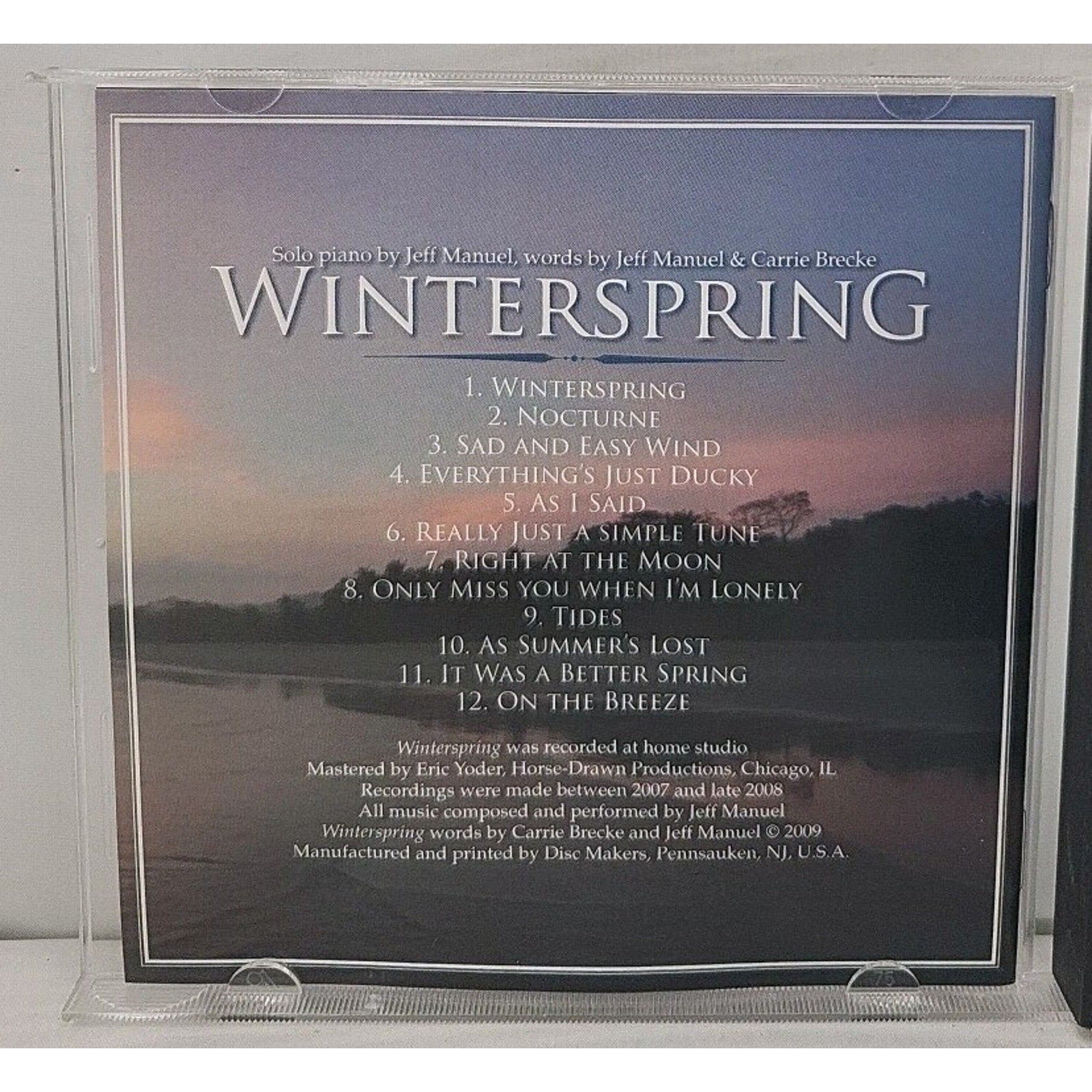 Winterspring by Jeff Manuel (CD, 2009)