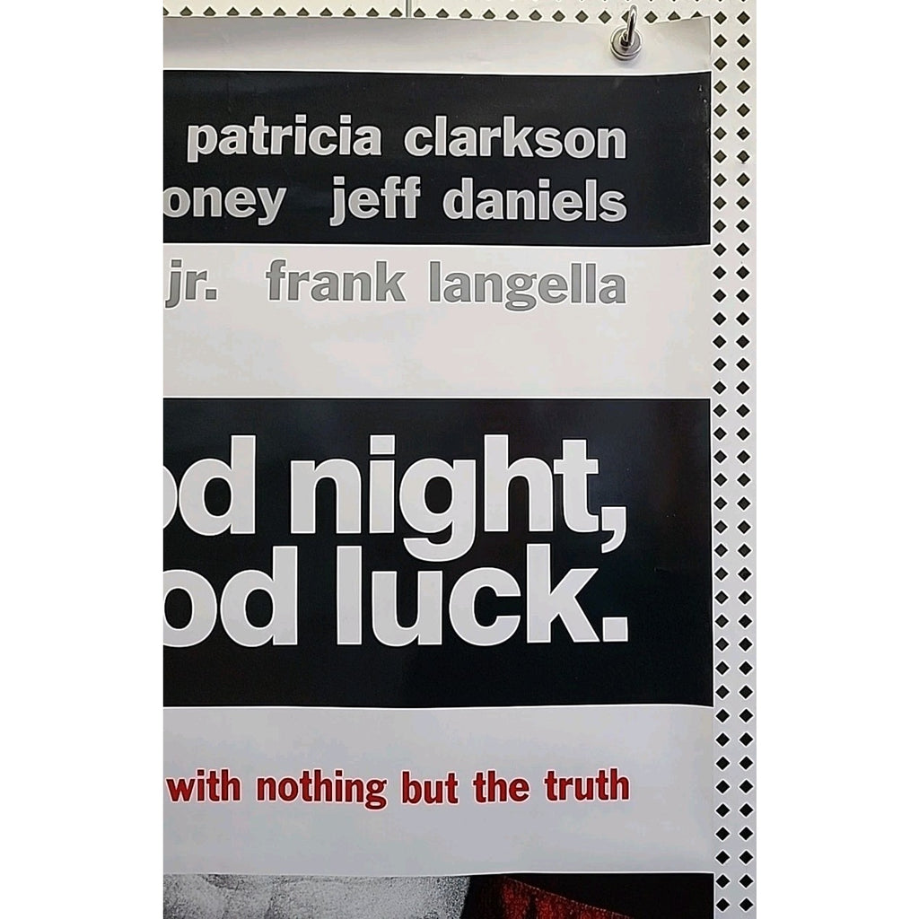 “Good Night, And Good Luck.” 2005 DVD One Sheet Movie Poster 27x40