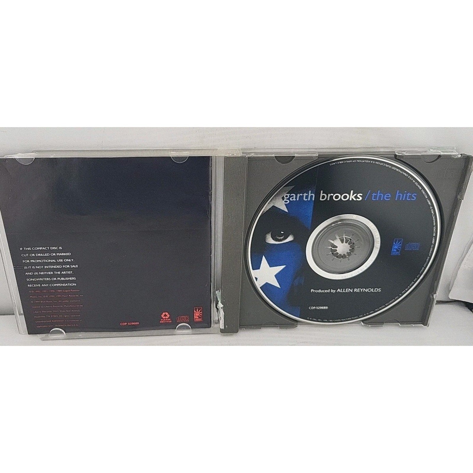 Garth Brooks - The Hits (CD, 1994, Liberty Records) Country