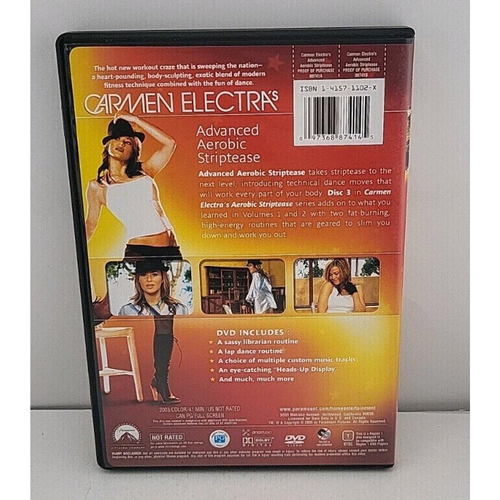 Carmen Electras Aerobic Striptease: Carmens Fitness Collection (DVD, 2005,...