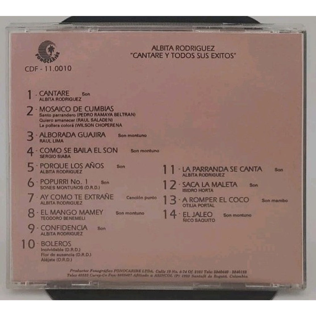 Cantare Y Todos Sus Exitos by Albita Rodriguez (CD)