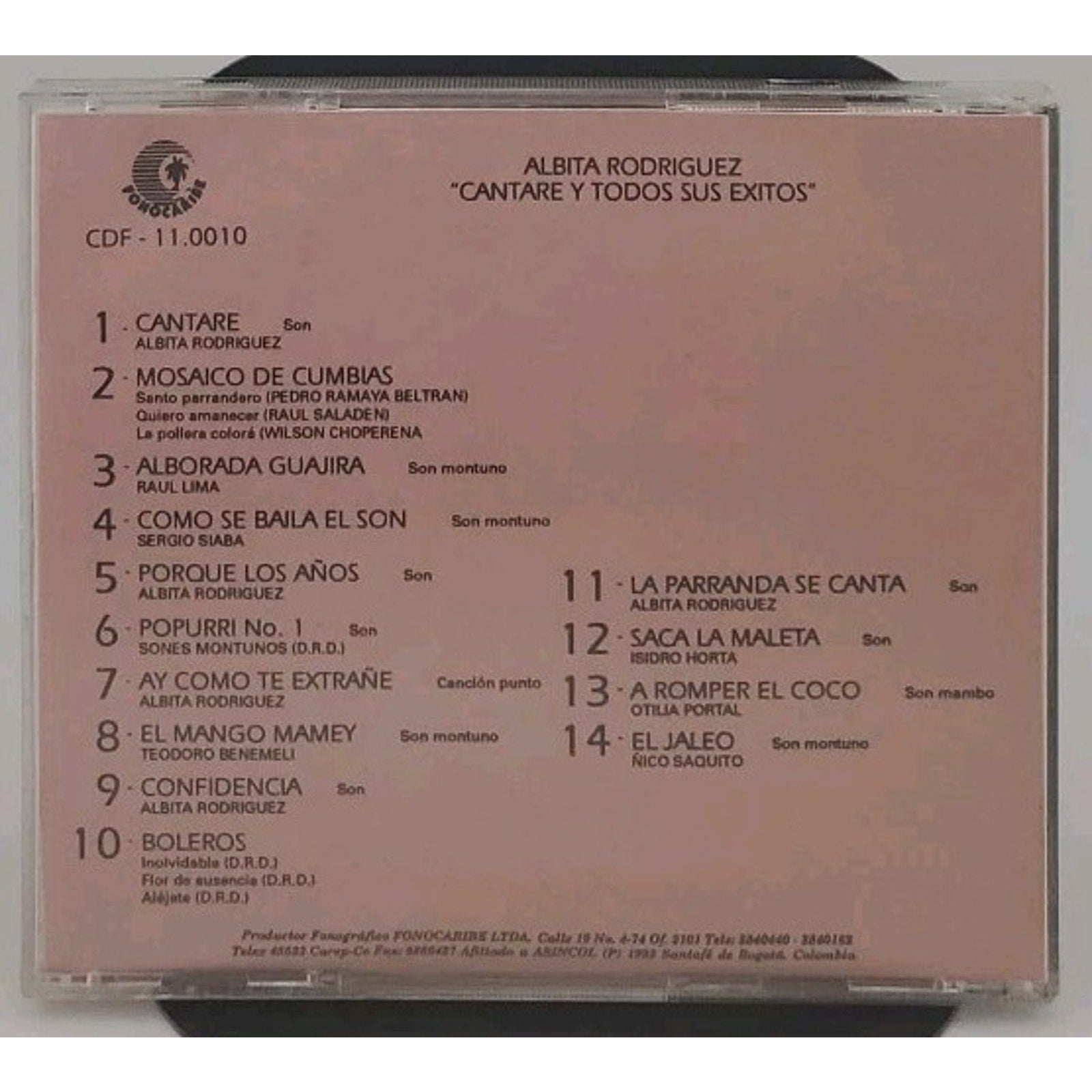 Cantare Y Todos Sus Exitos by Albita Rodriguez (CD)