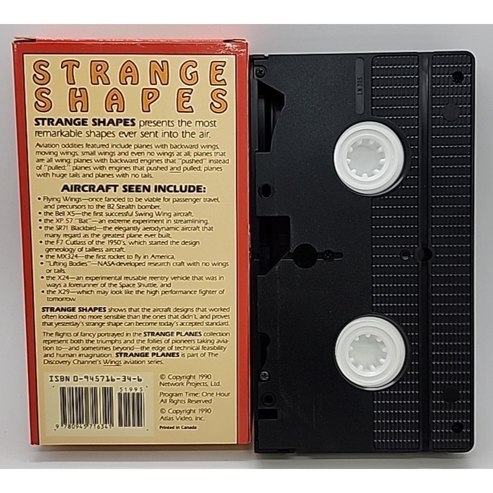Strange Planes : Strange Shapes (1990, VHS)