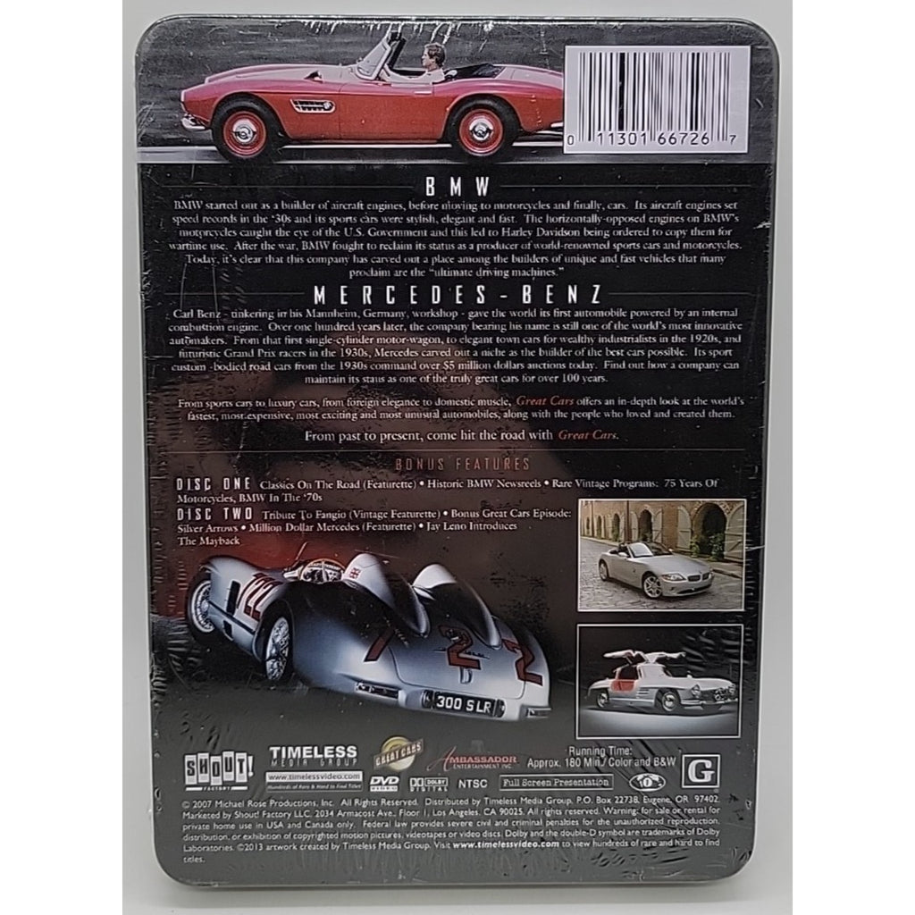 Great Cars: The Television Series - BMW/Mercedes-Benz (DVD, 2013, 2-Disc Set)NEW