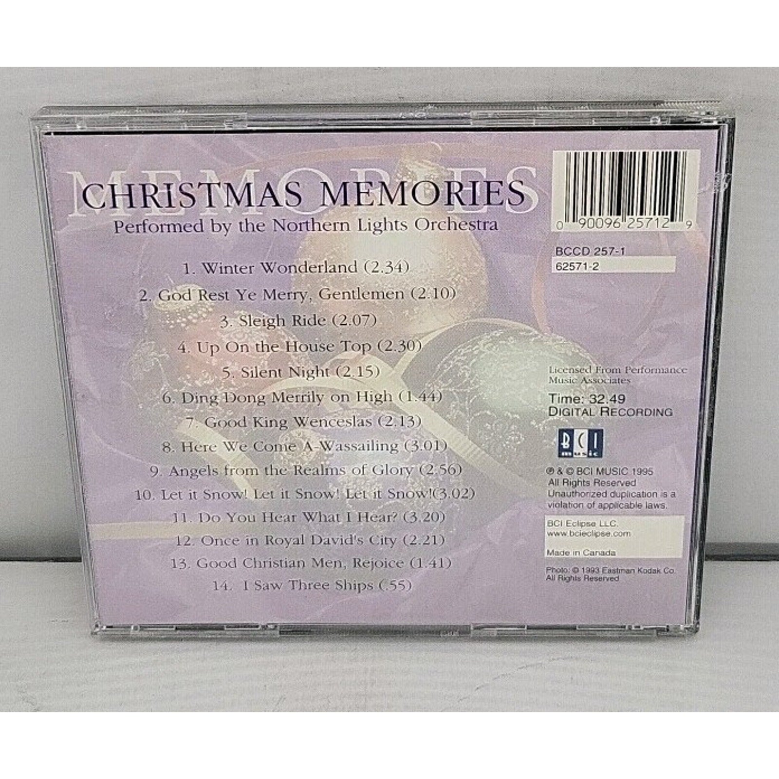 Christmas Memories by The Big Band Orchestra (CD, 2001)