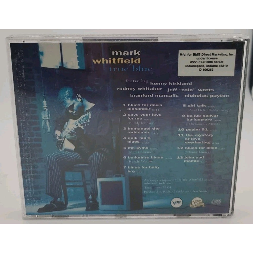 Mark Whitfield True Blue 1994 CD