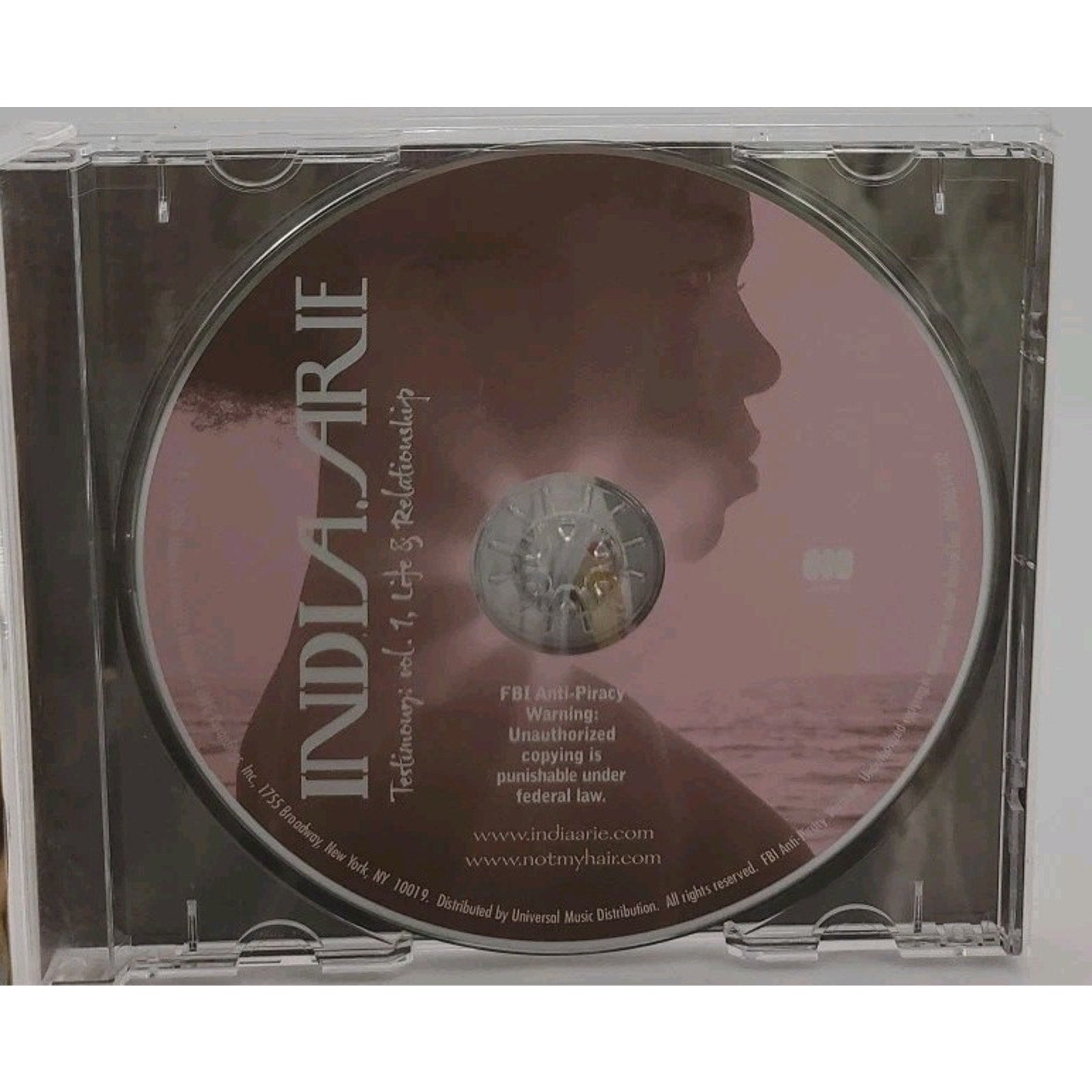 India Arie - Testimony Vol 1 Life & Relationship CD