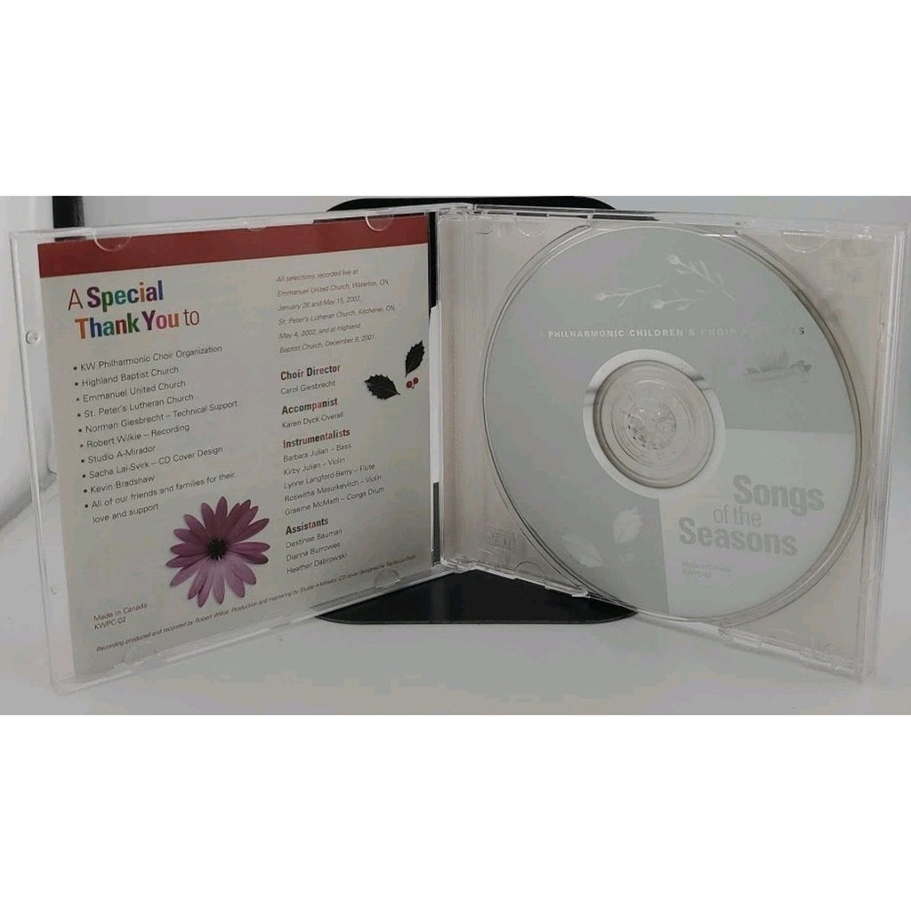 Songs Of The Seasons CD - The KW Philarmonic Childrens Choir