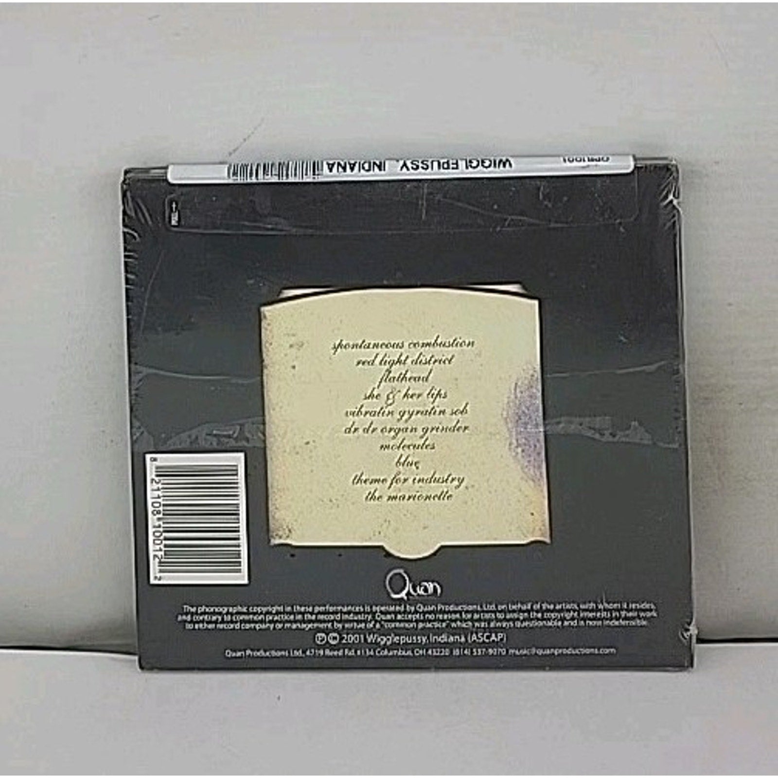Volatile Composition by Wigglepussy, Indiana (CD, 2002) *Brand New*