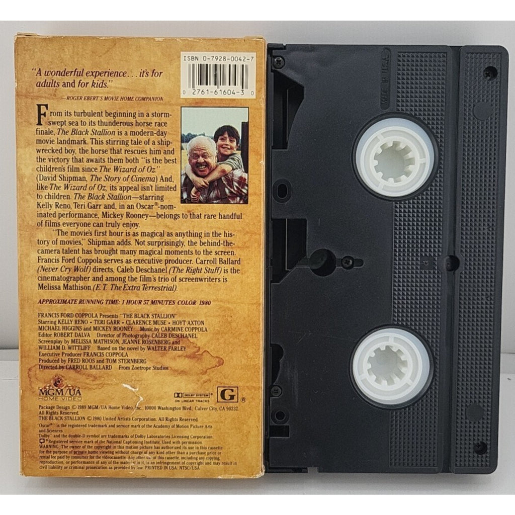 The Black Stallion (VHS, 1994)