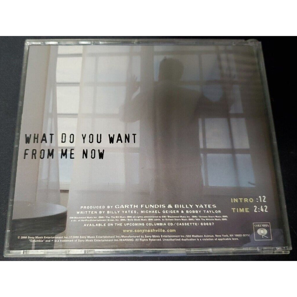 Billy Yates – What Do You Want From Me Now (CD, US, 2000, Columbia)