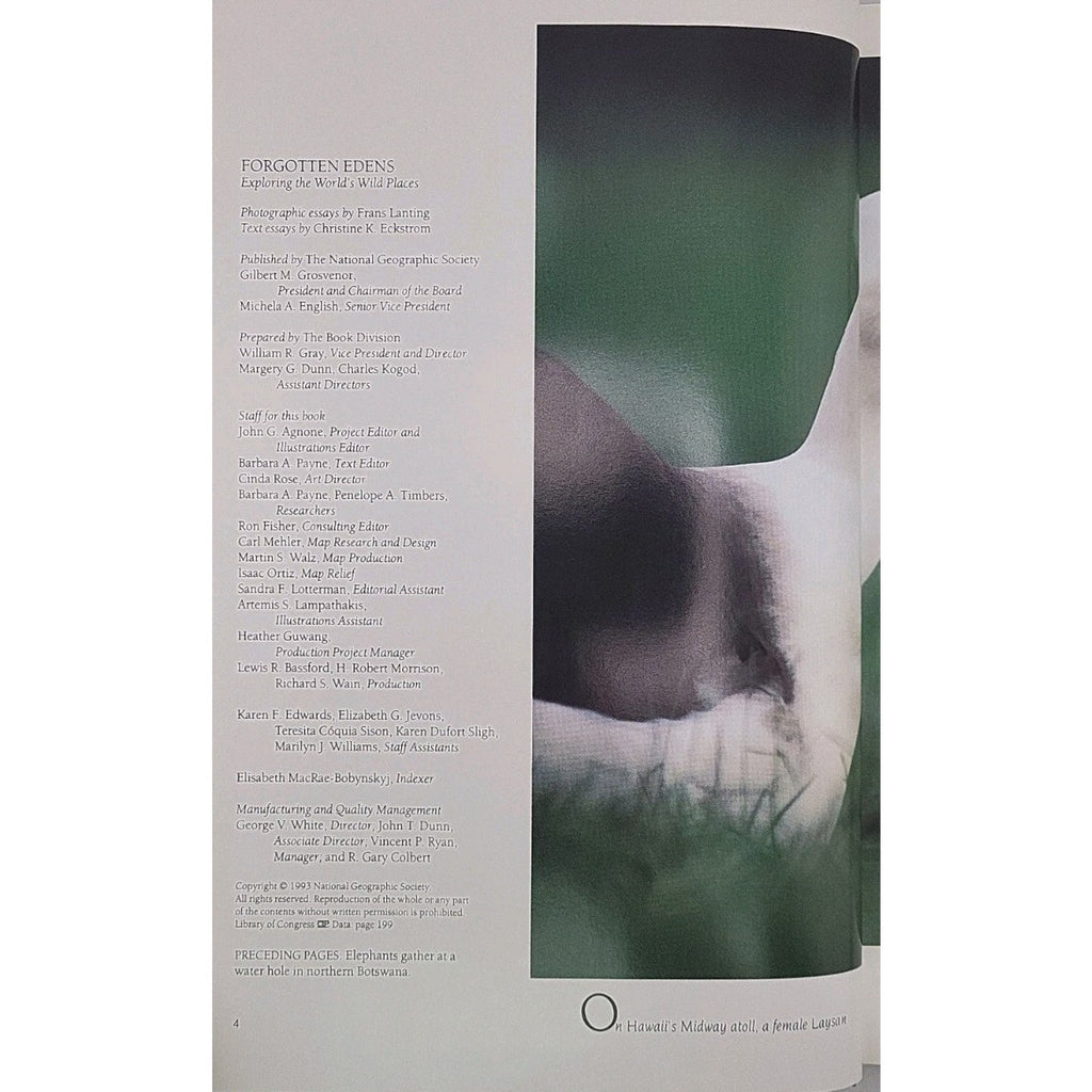 Forgotten Edens: Exploring The World's Wild Places By Frans Lanting & Christine