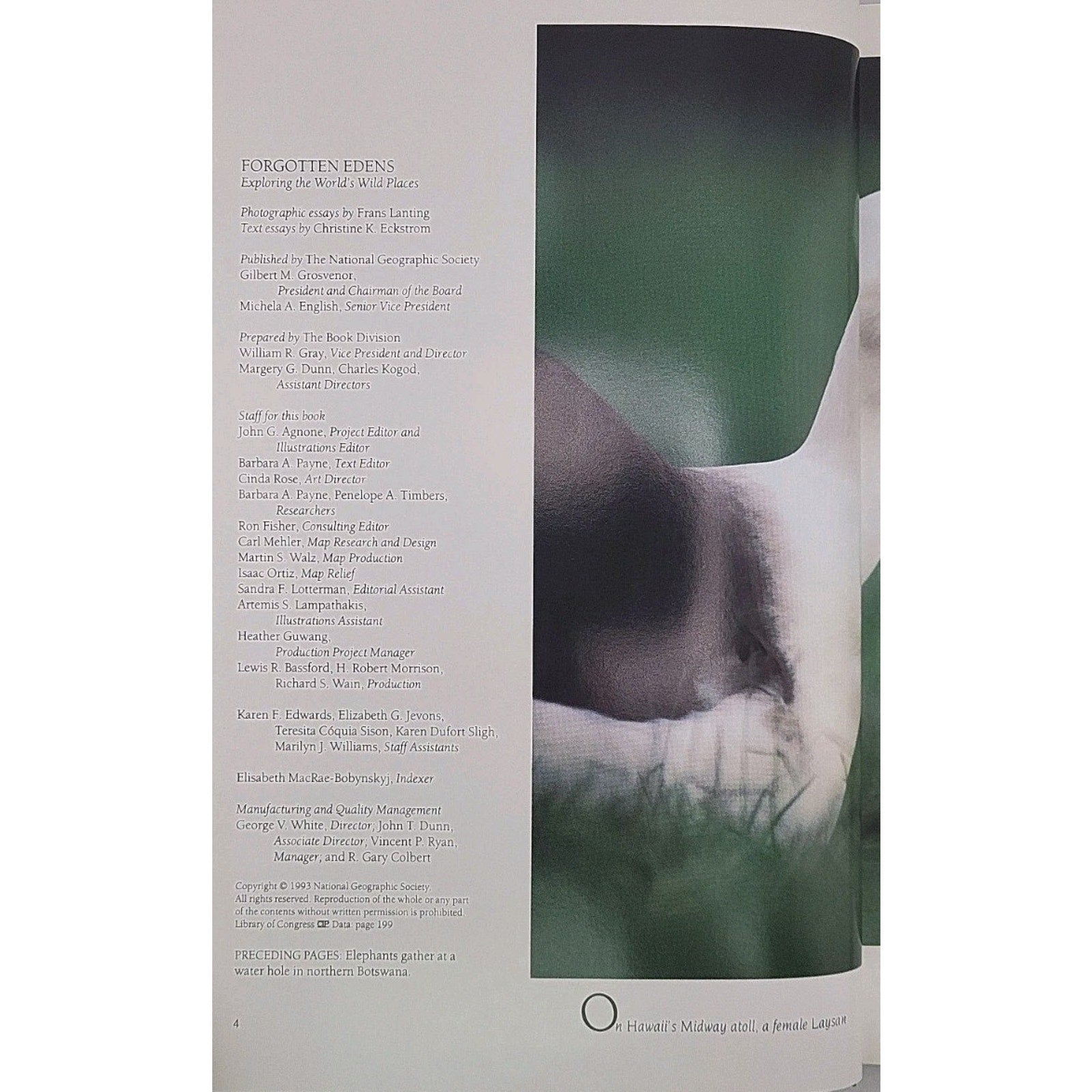 Forgotten Edens: Exploring The World's Wild Places By Frans Lanting & Christine