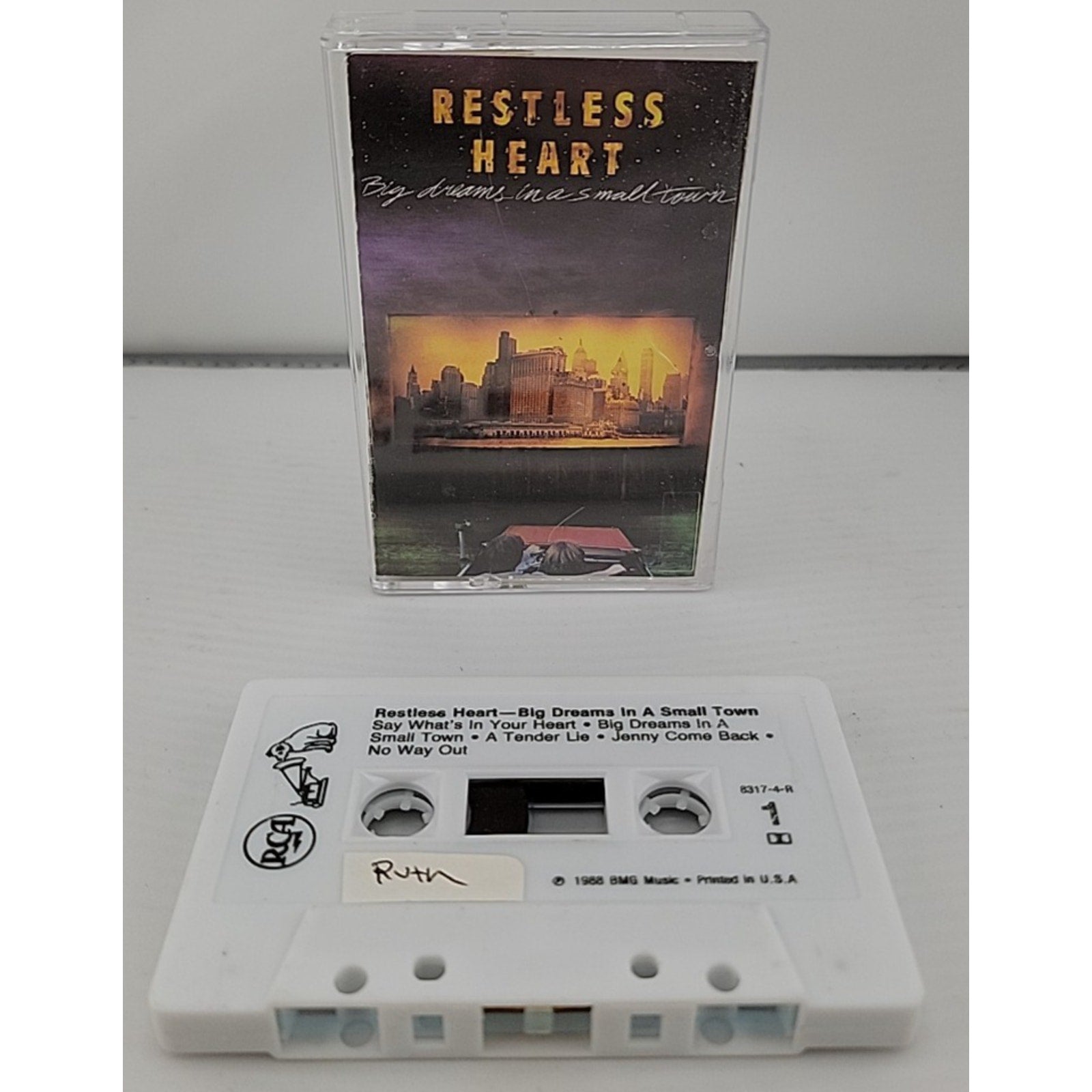 Big Dreams in a Small Town by Restless Heart (Cassette, Oct-1990, RCA)