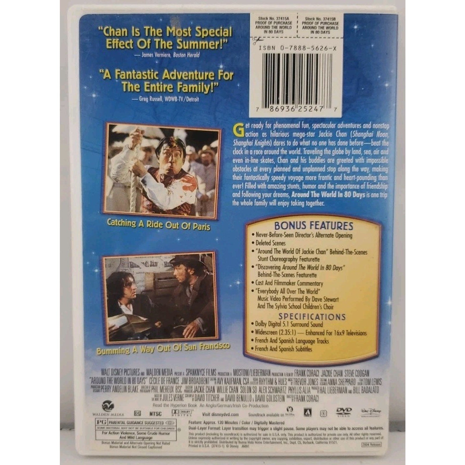 Around the World in 80 Days (DVD, 2004)