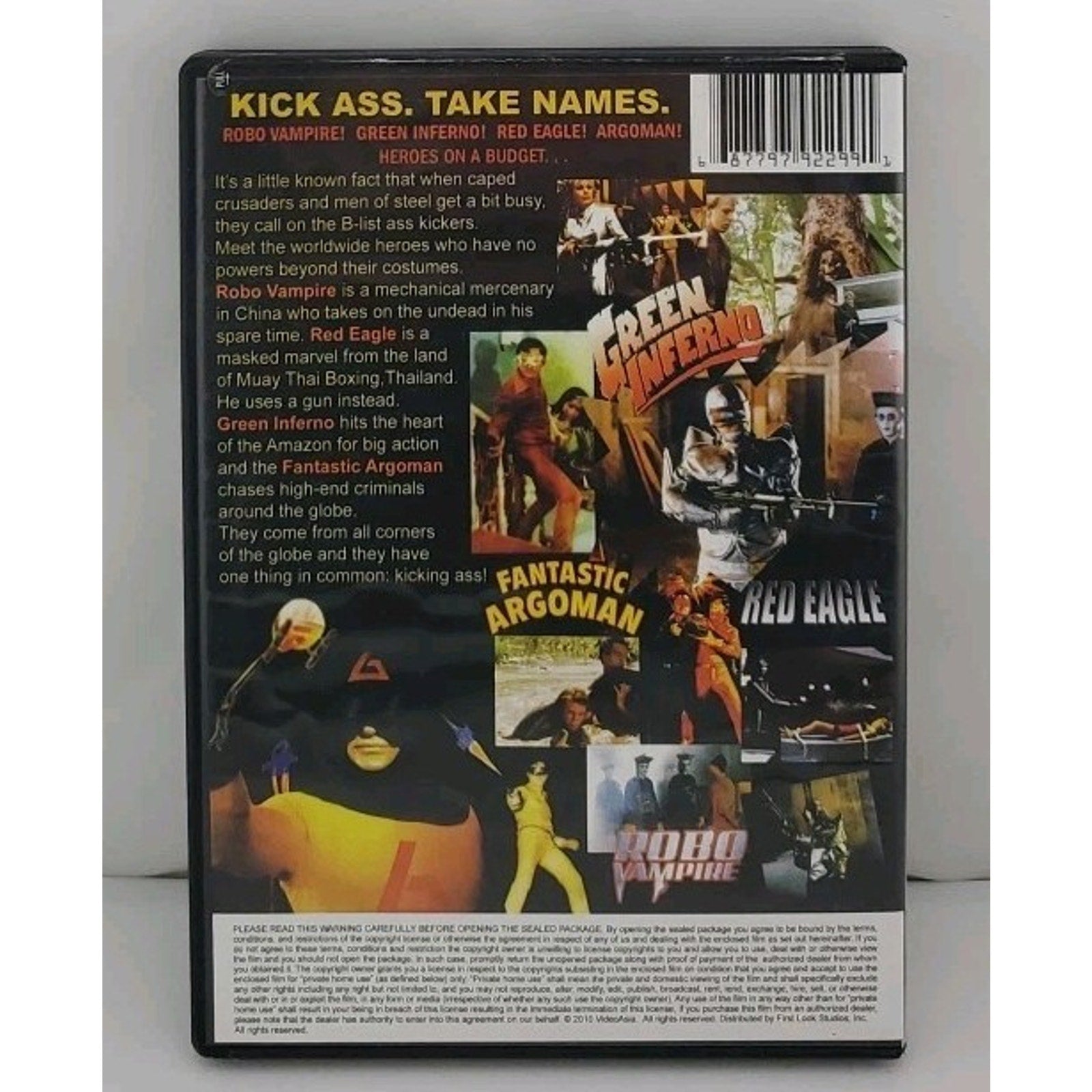 Kick Ass Heroes: Four Film Super Collection (DVD, 2010)