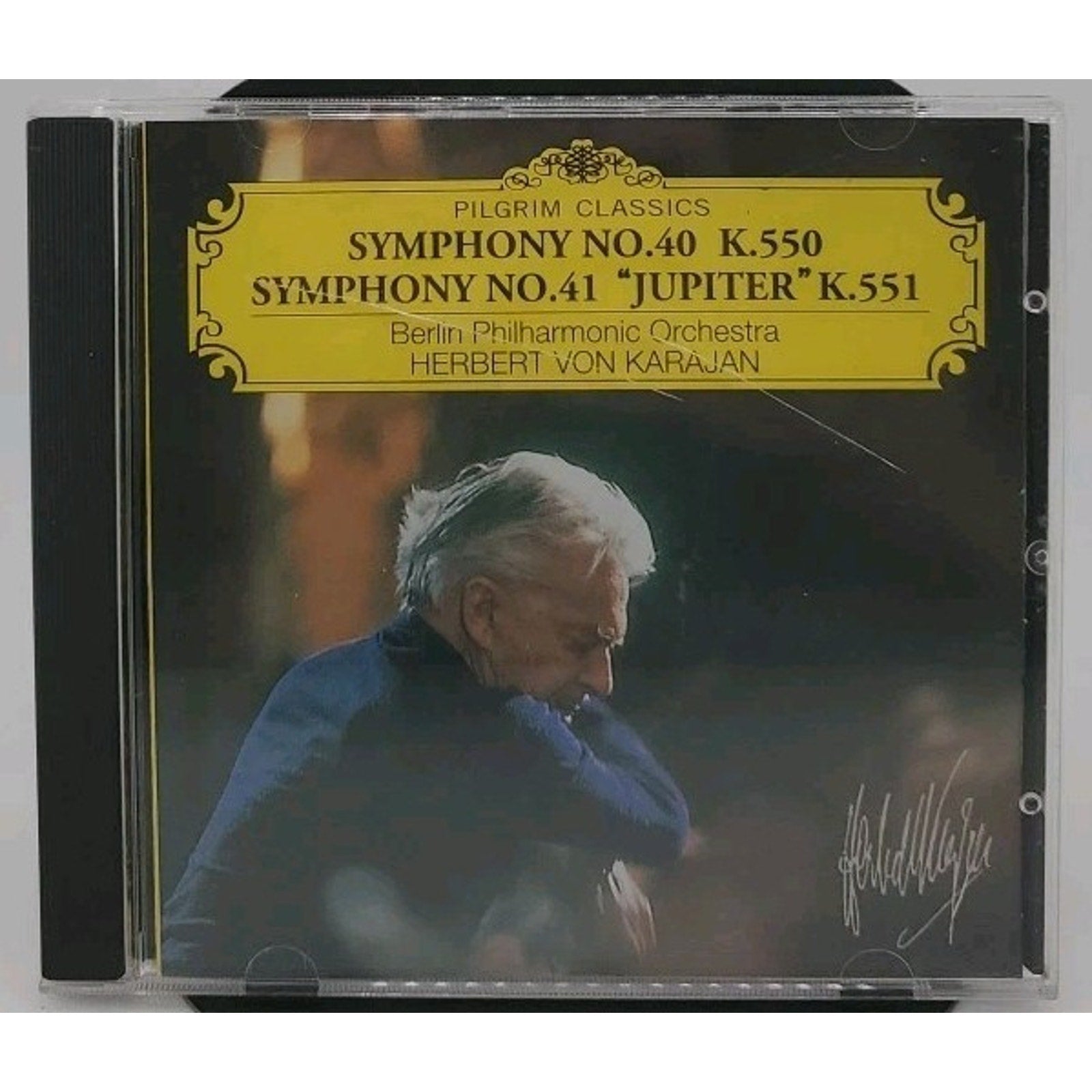Symphony No. 40 K.550 Symphony No.41 "Jupiter" K.551 CD - Herbert Von Karajan
