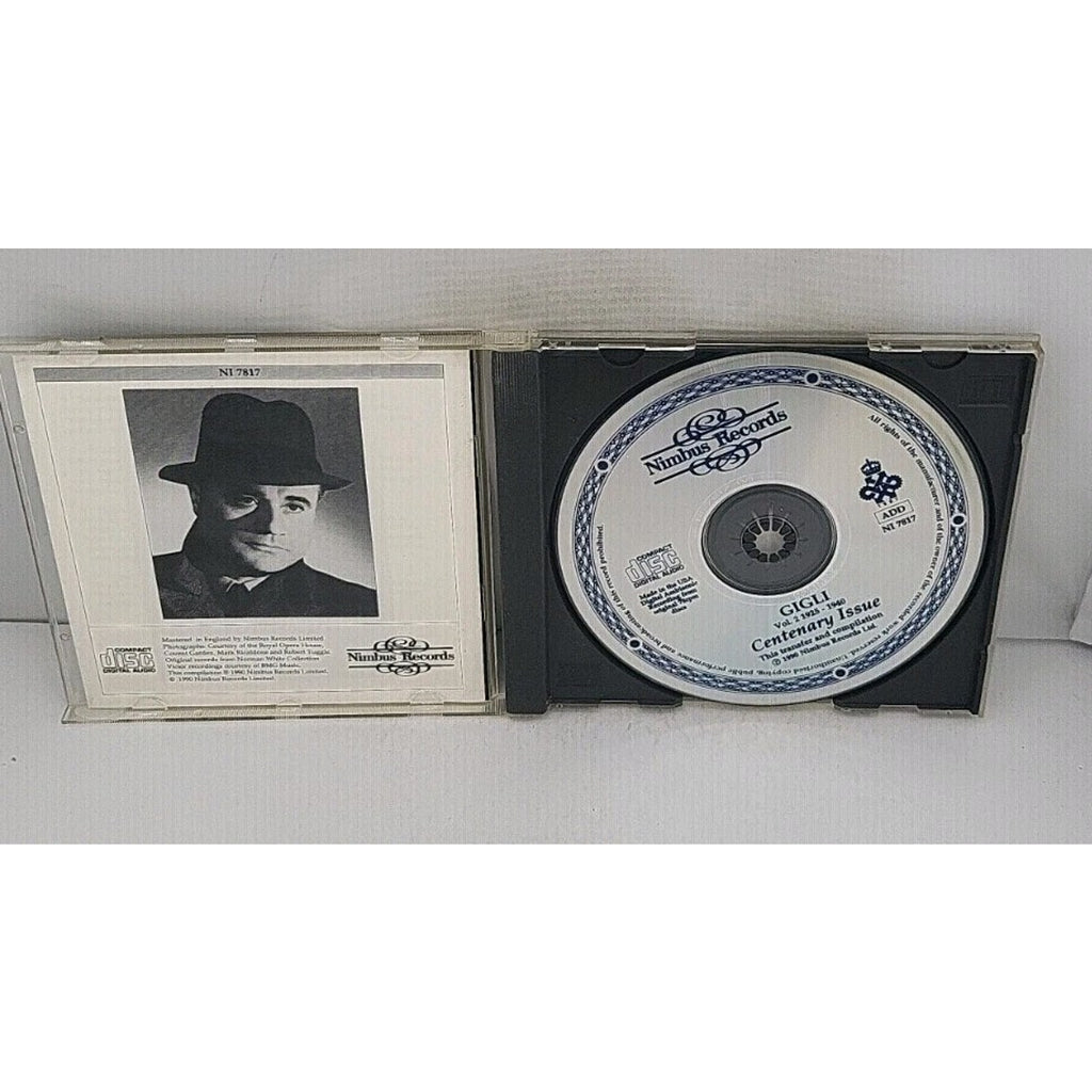 Beniamino Gigli Vol 2 Prima Voce Opera Classical Nimbus Records CD